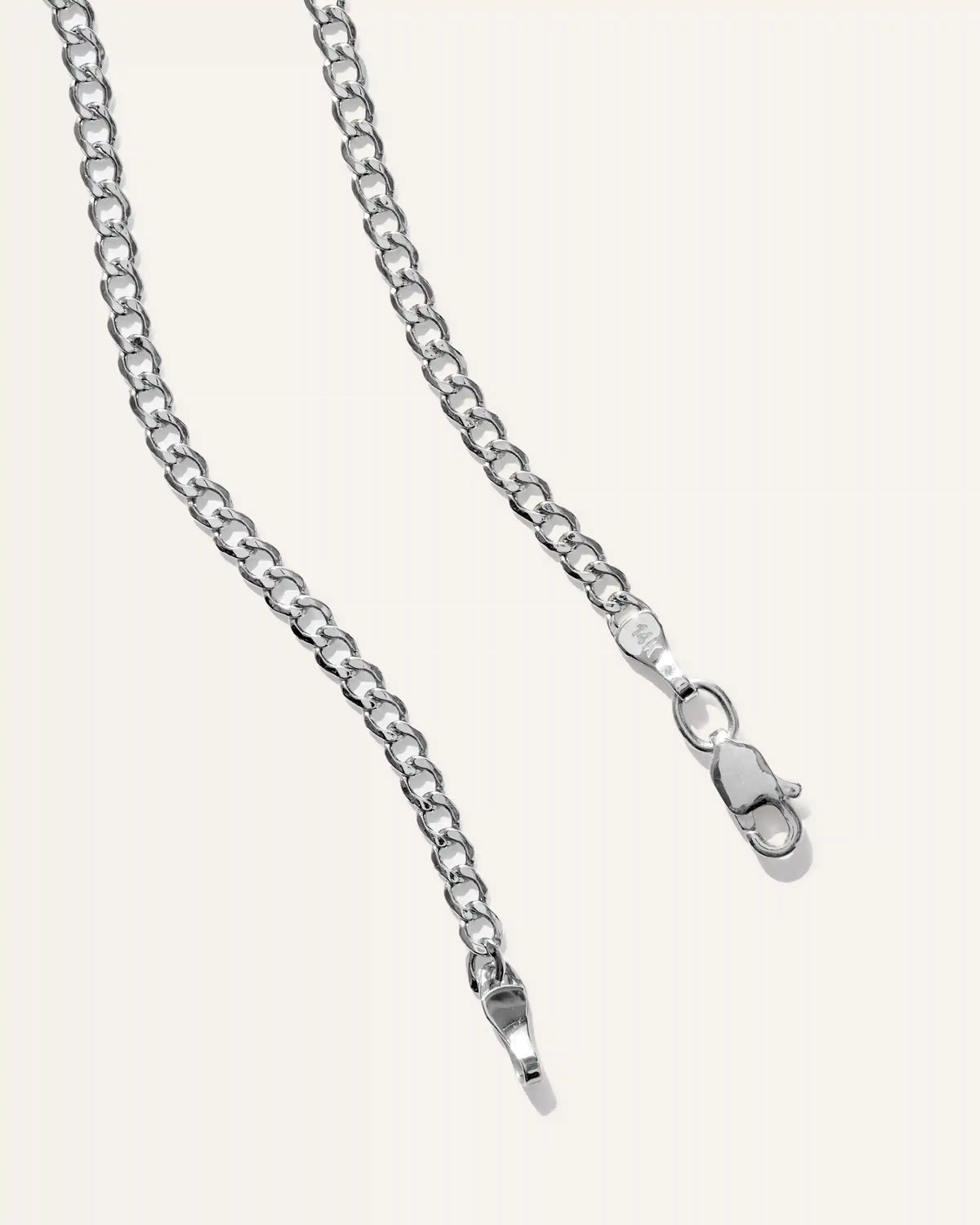 14K Gold Curb Chain Necklace