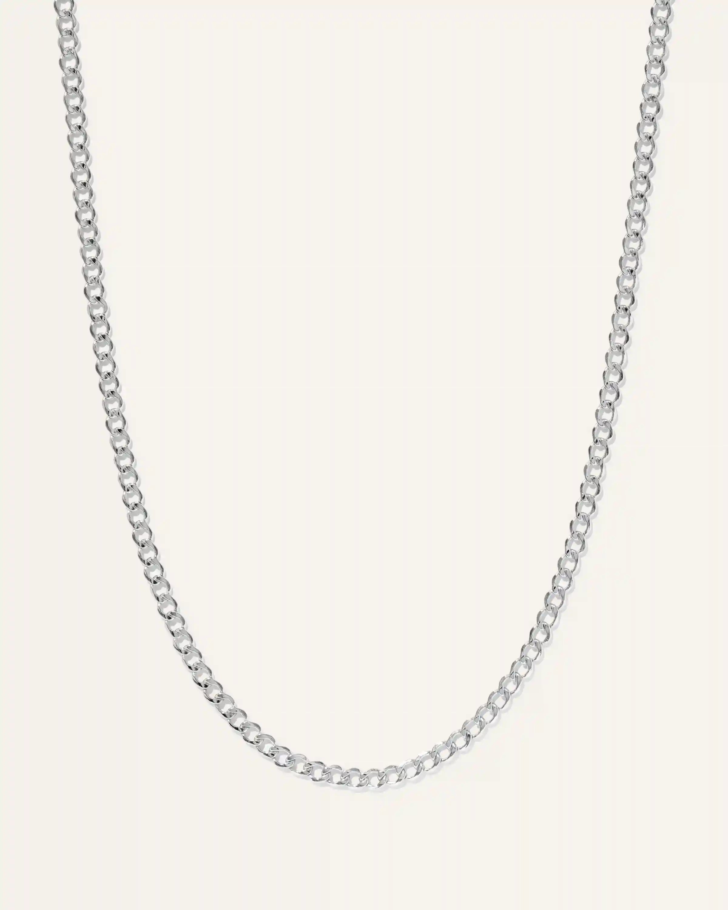 14K Gold Curb Chain Necklace