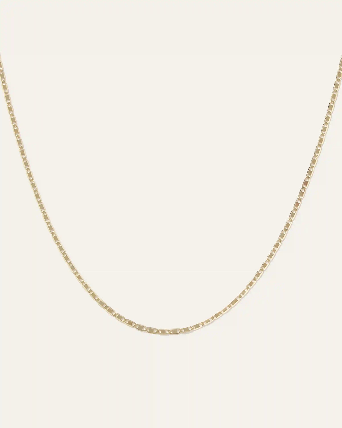 14K Gold Petite Valentino Chain Necklace