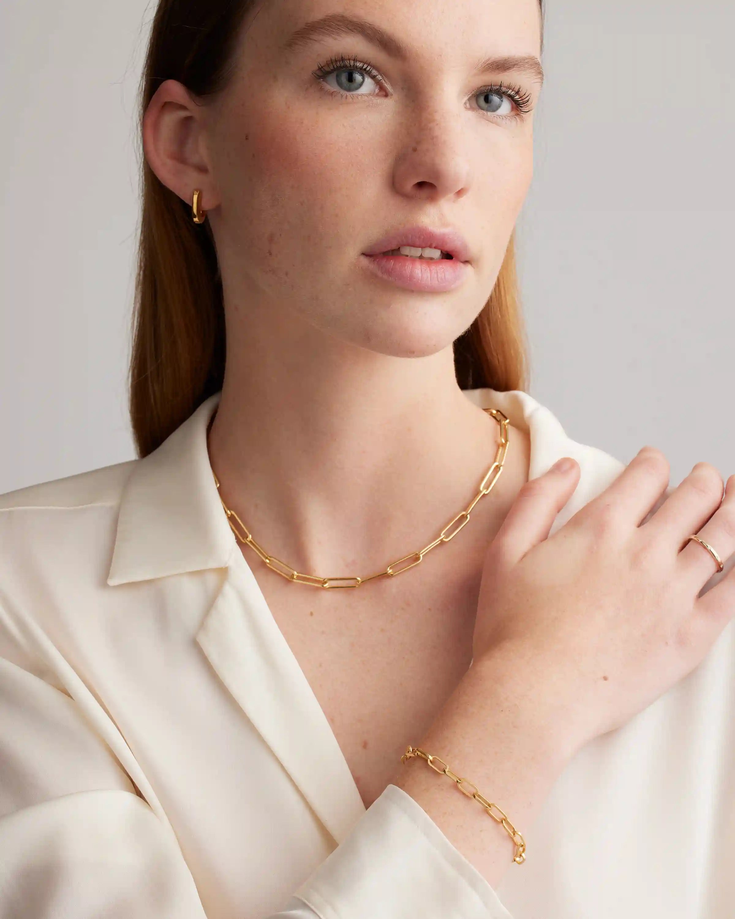 Bold Paperclip Chain Necklace