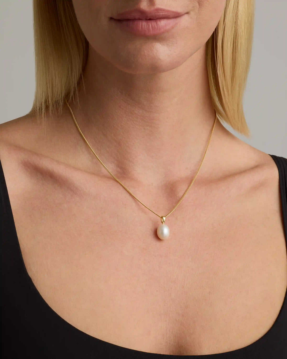 Baroque Pearl Pendant Necklace