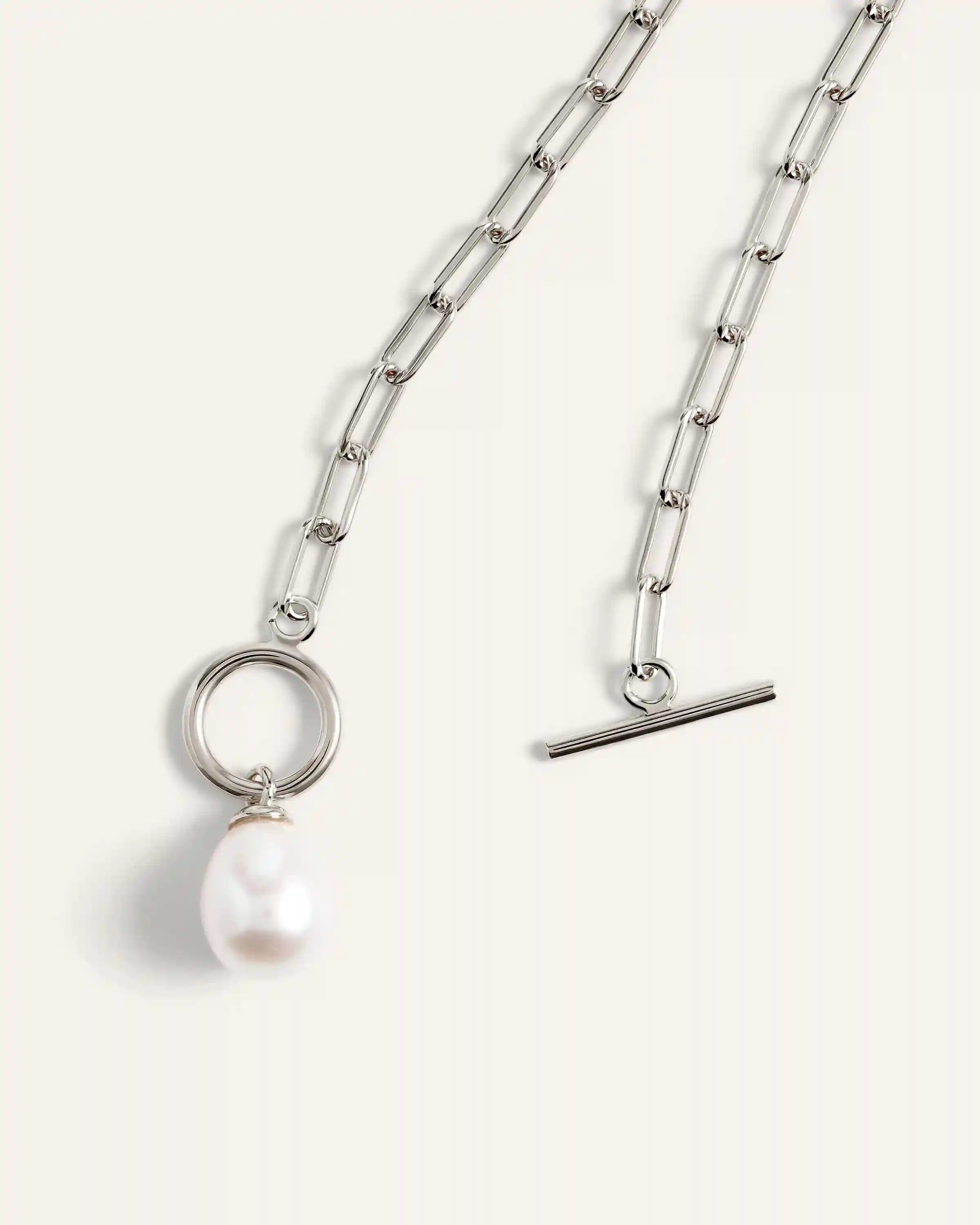 Freshwater Cultured Pearl Toggle Necklace