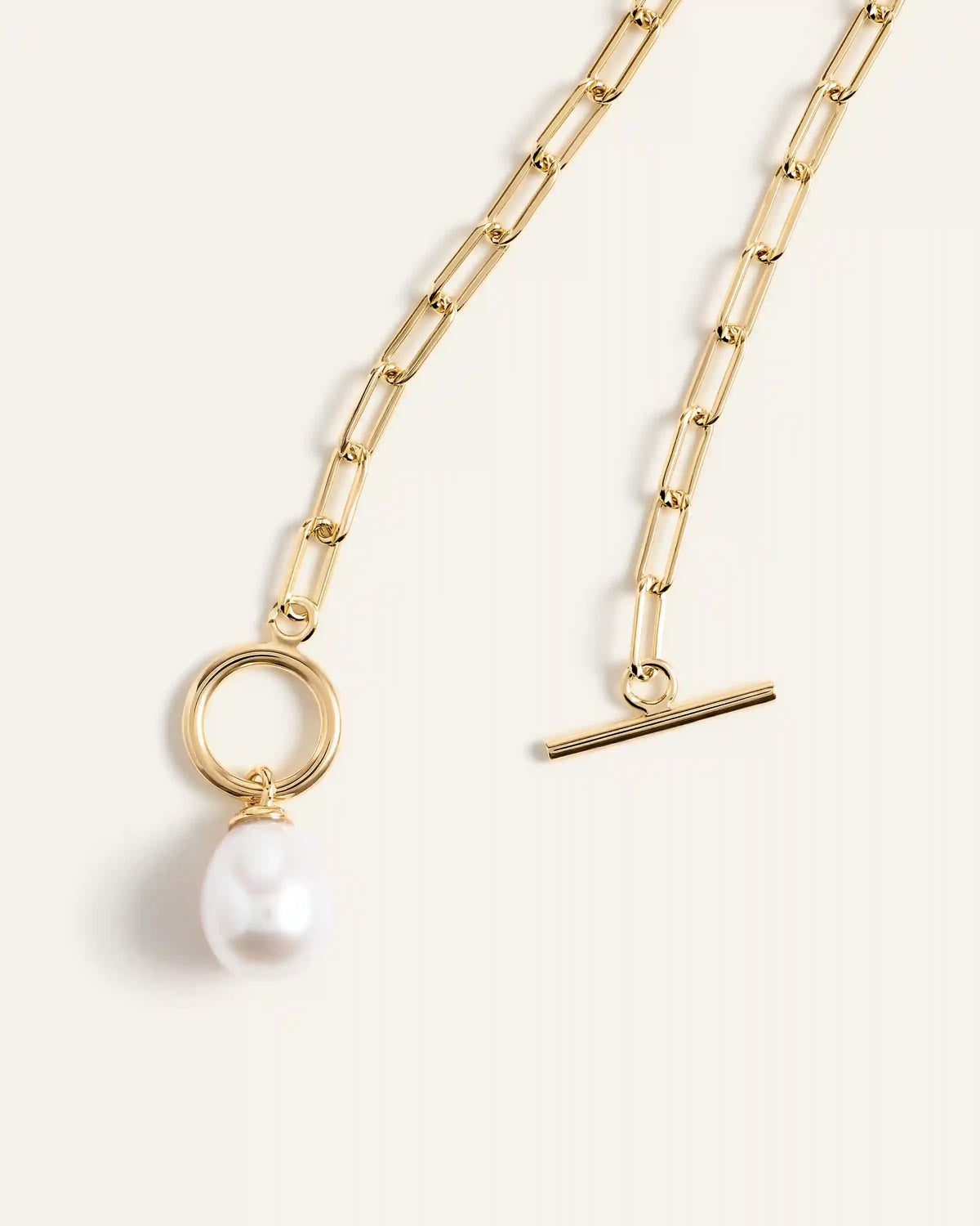 Freshwater Cultured Pearl Toggle Necklace