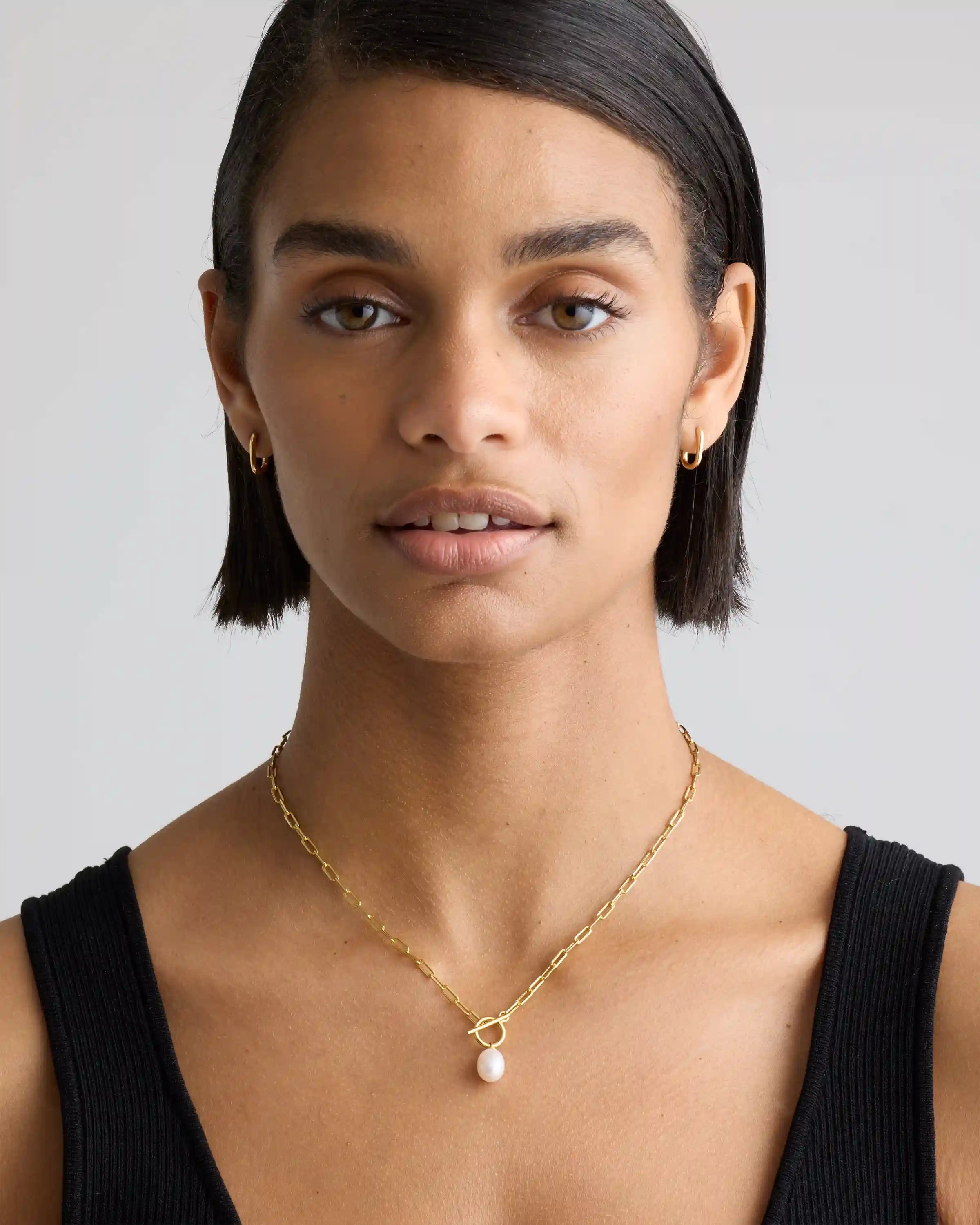 Freshwater Cultured Pearl Toggle Necklace