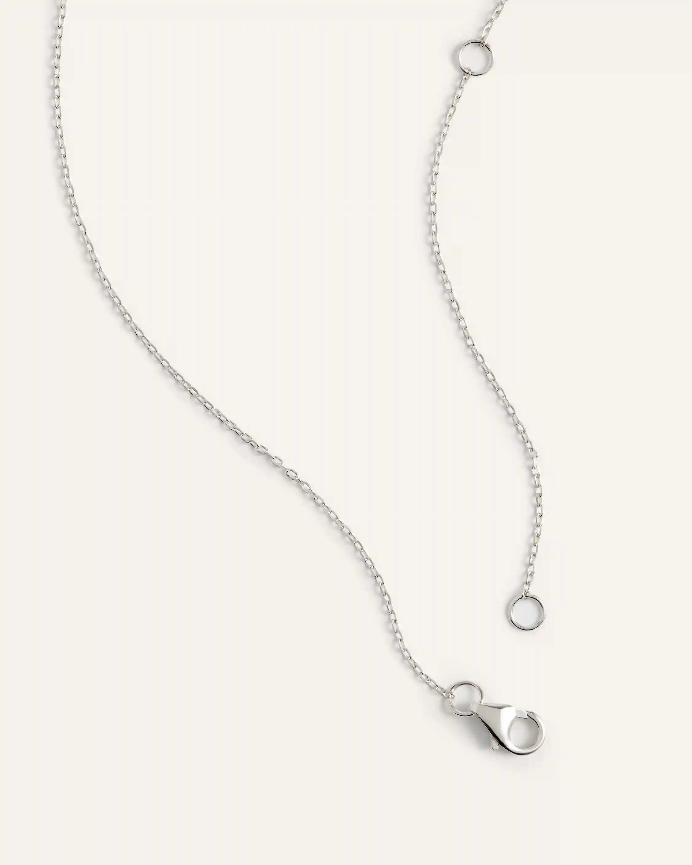 14K Gold Diamond Bezel Necklace