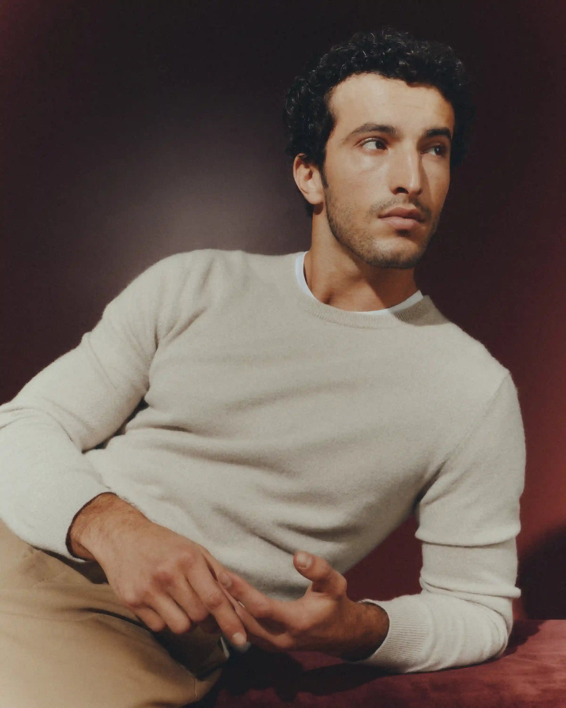 Mongolian Cashmere Crewneck Sweater