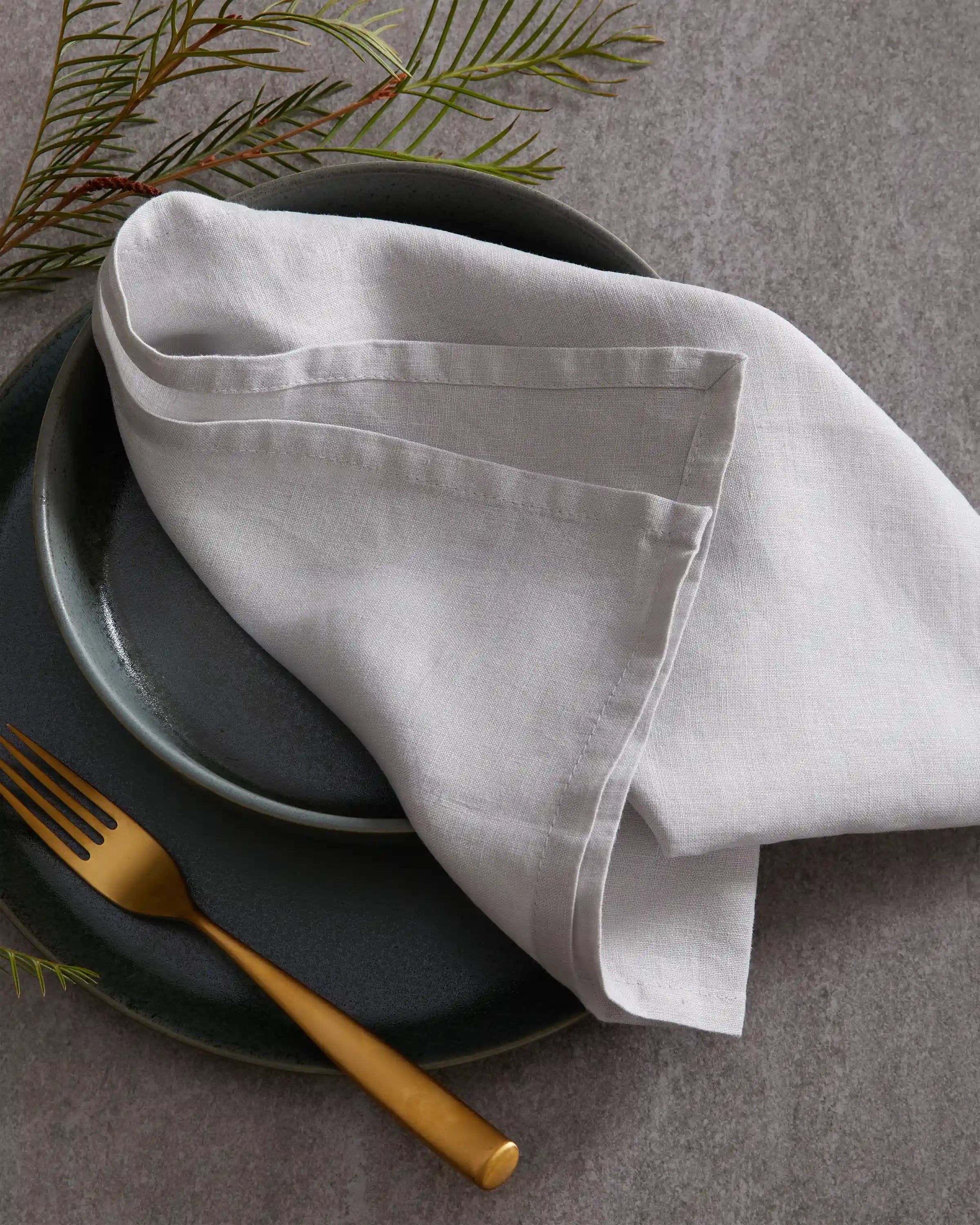 European Linen Napkins, Set of 12