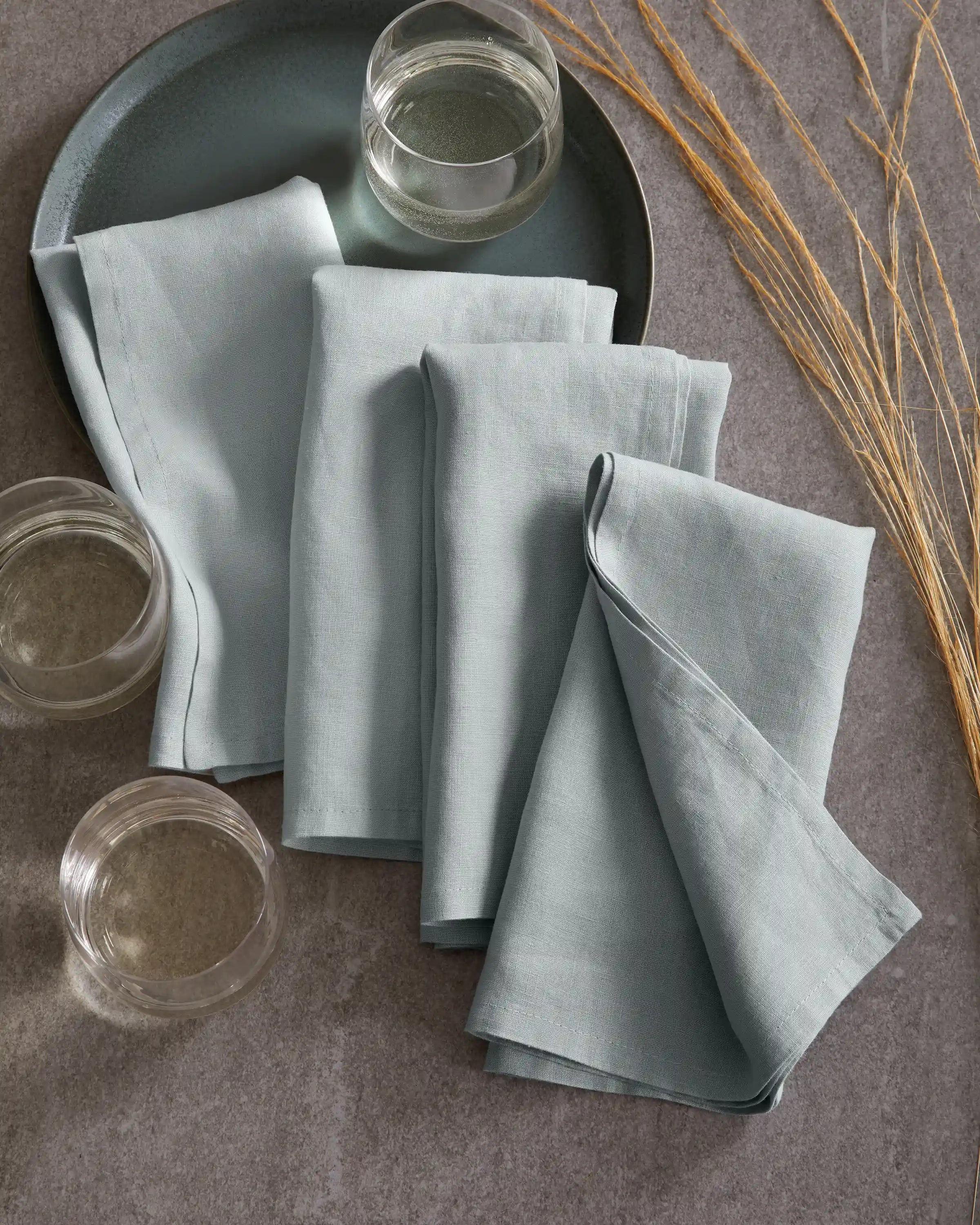 European Linen Napkins, Set of 12