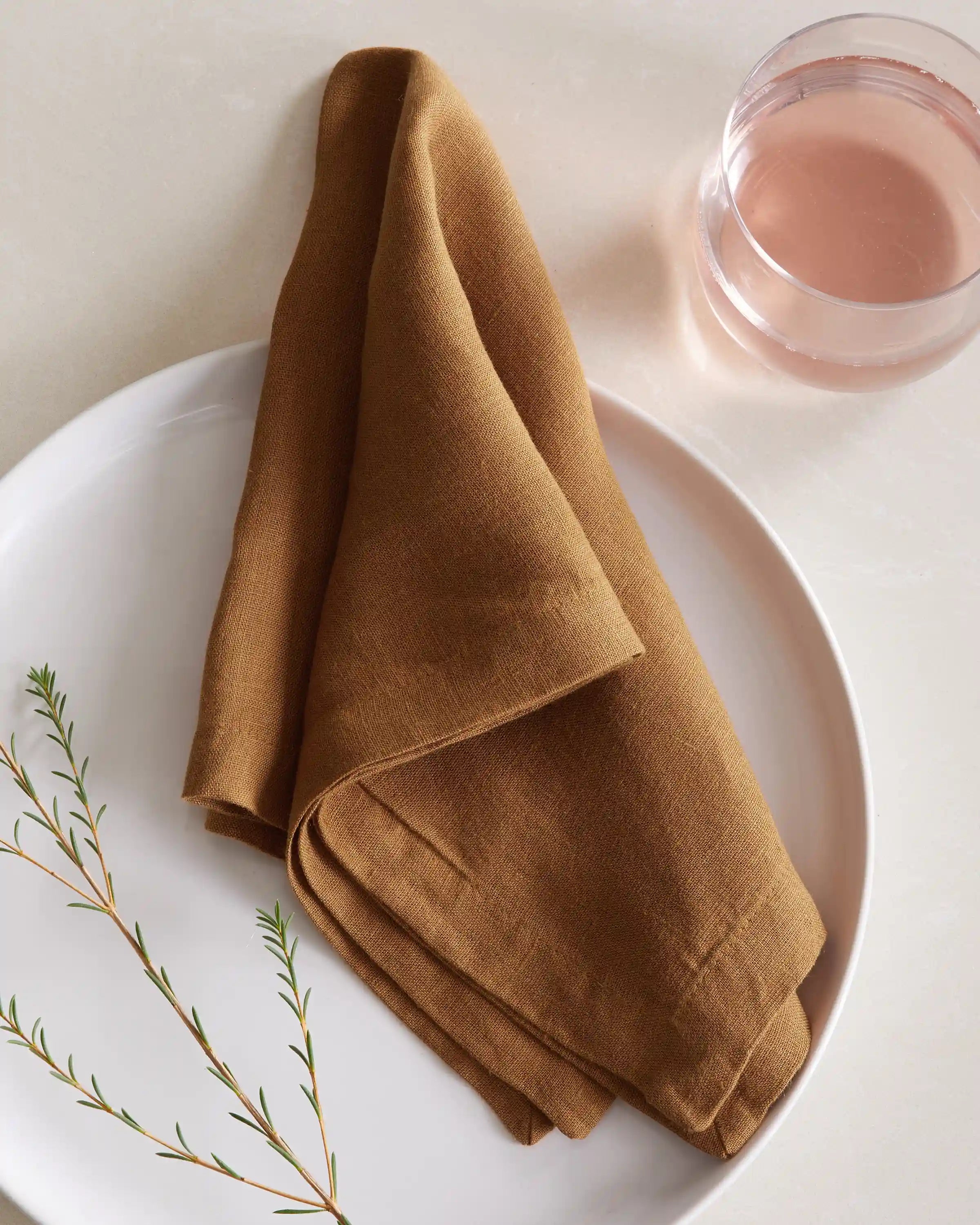 European Linen Napkins, Set of 12