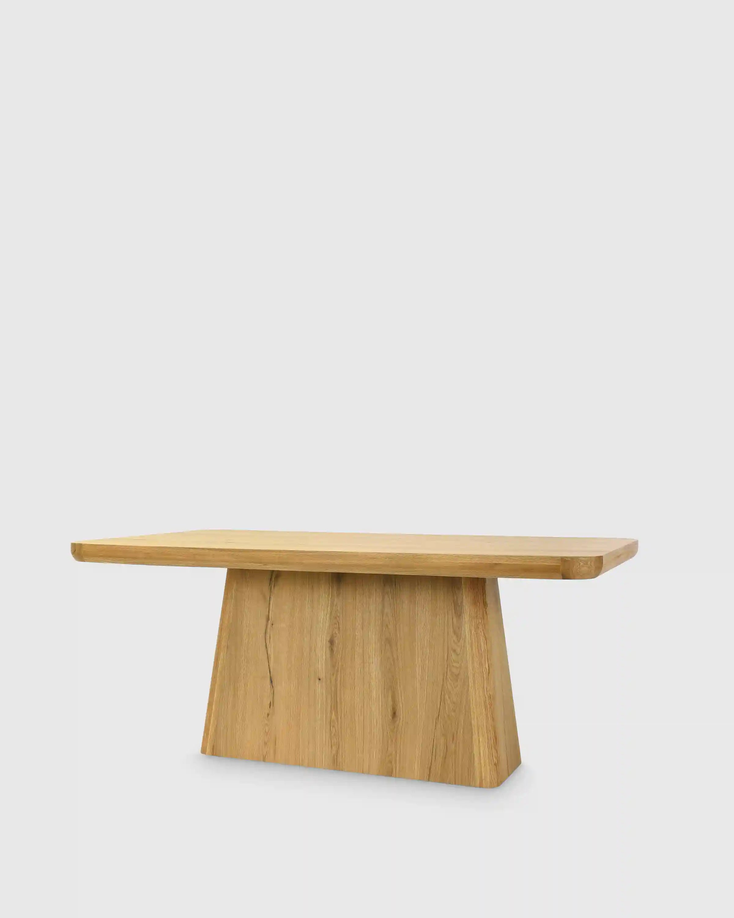 Rustic Oak Plinth Dining Table
