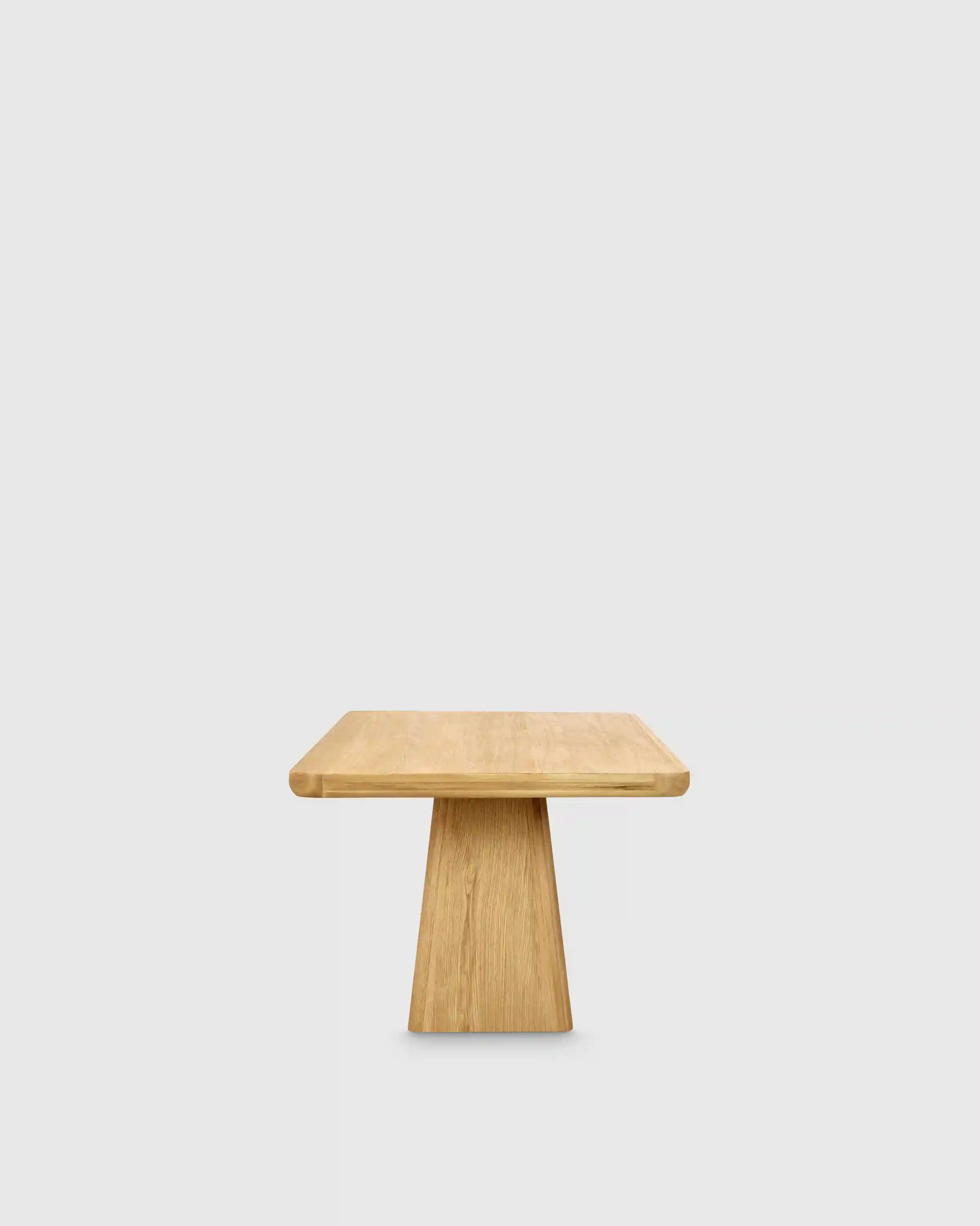 Rustic Oak Plinth Dining Table