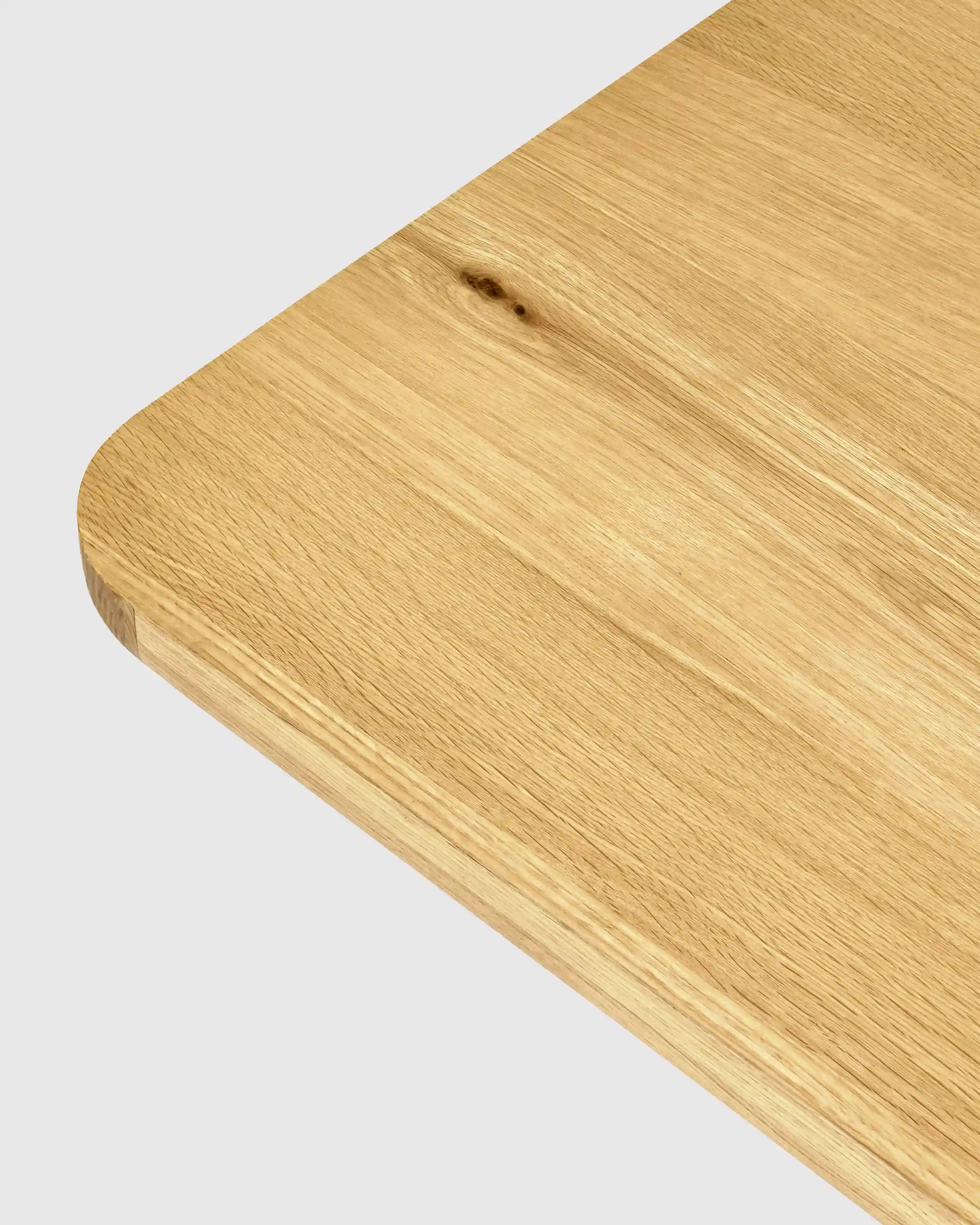 Rustic Oak Plinth Dining Table