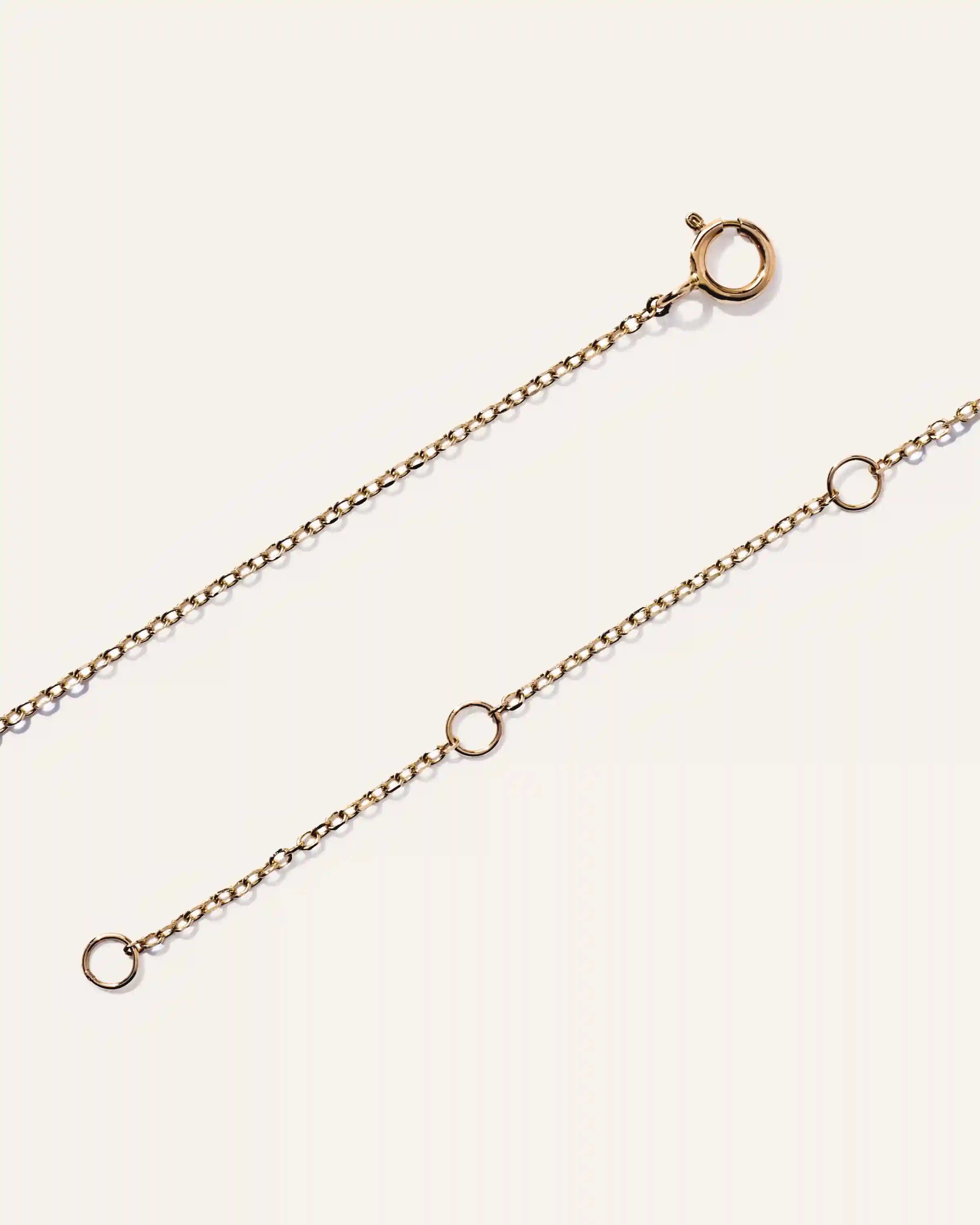 14K Gold Pave Zodiac Medallion Necklace