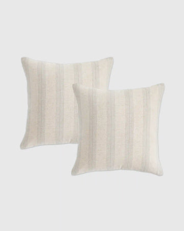 Neutral Stripe Pillow Cover (Set of 2)