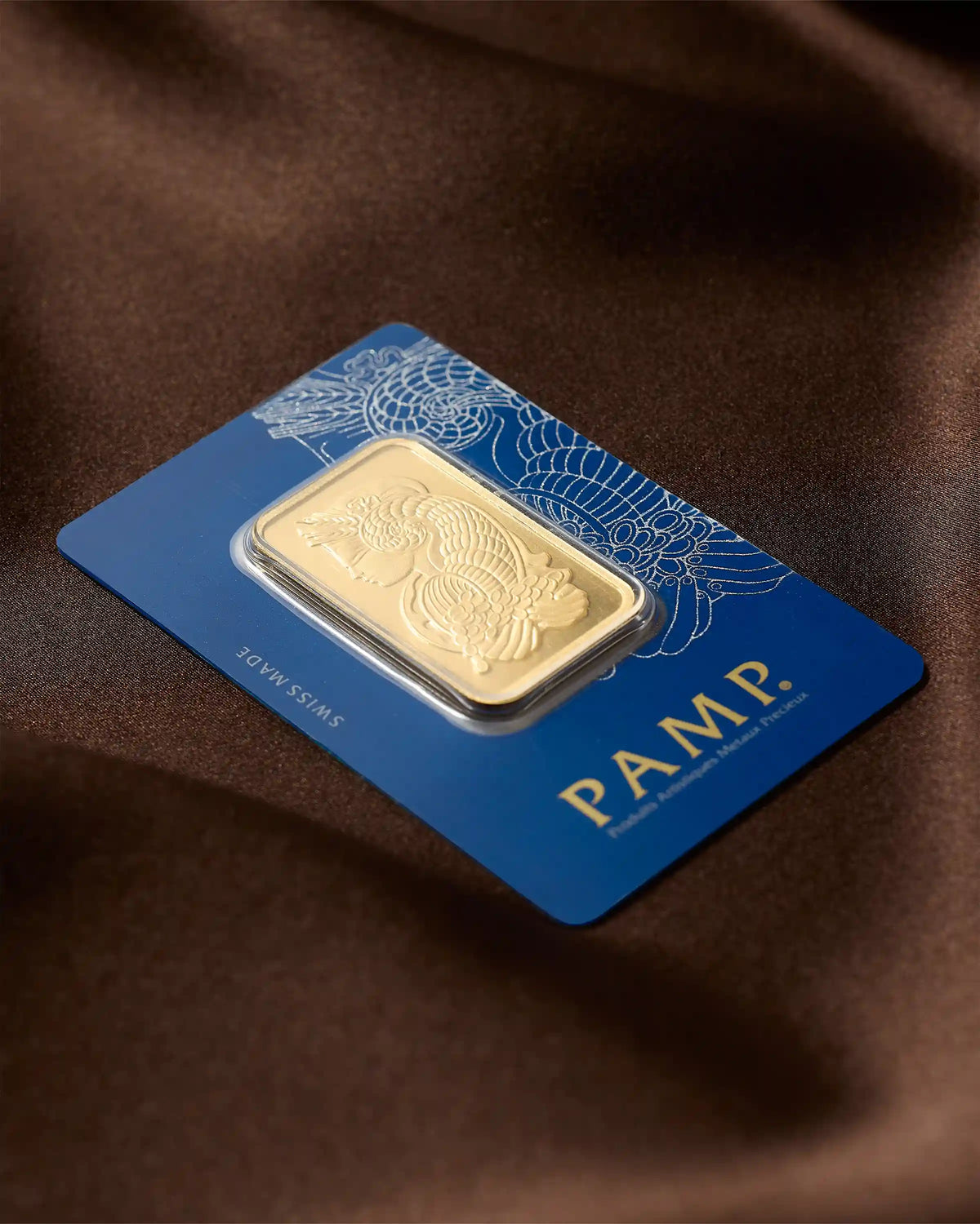 1 oz Gold Bar PAMP Lady Fortuna Veriscan (In Assay)