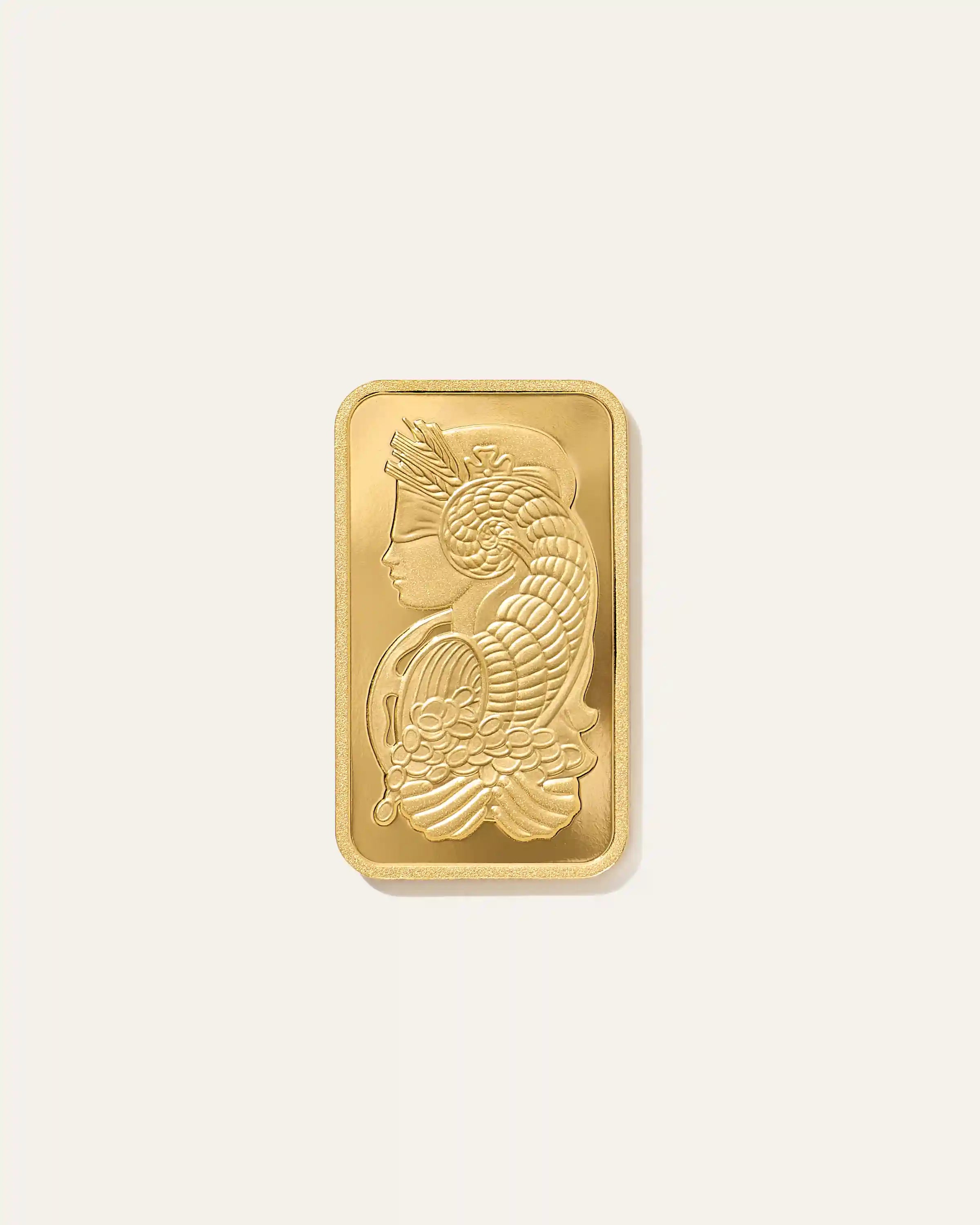 1 oz Gold Bar PAMP Lady Fortuna Veriscan (In Assay)