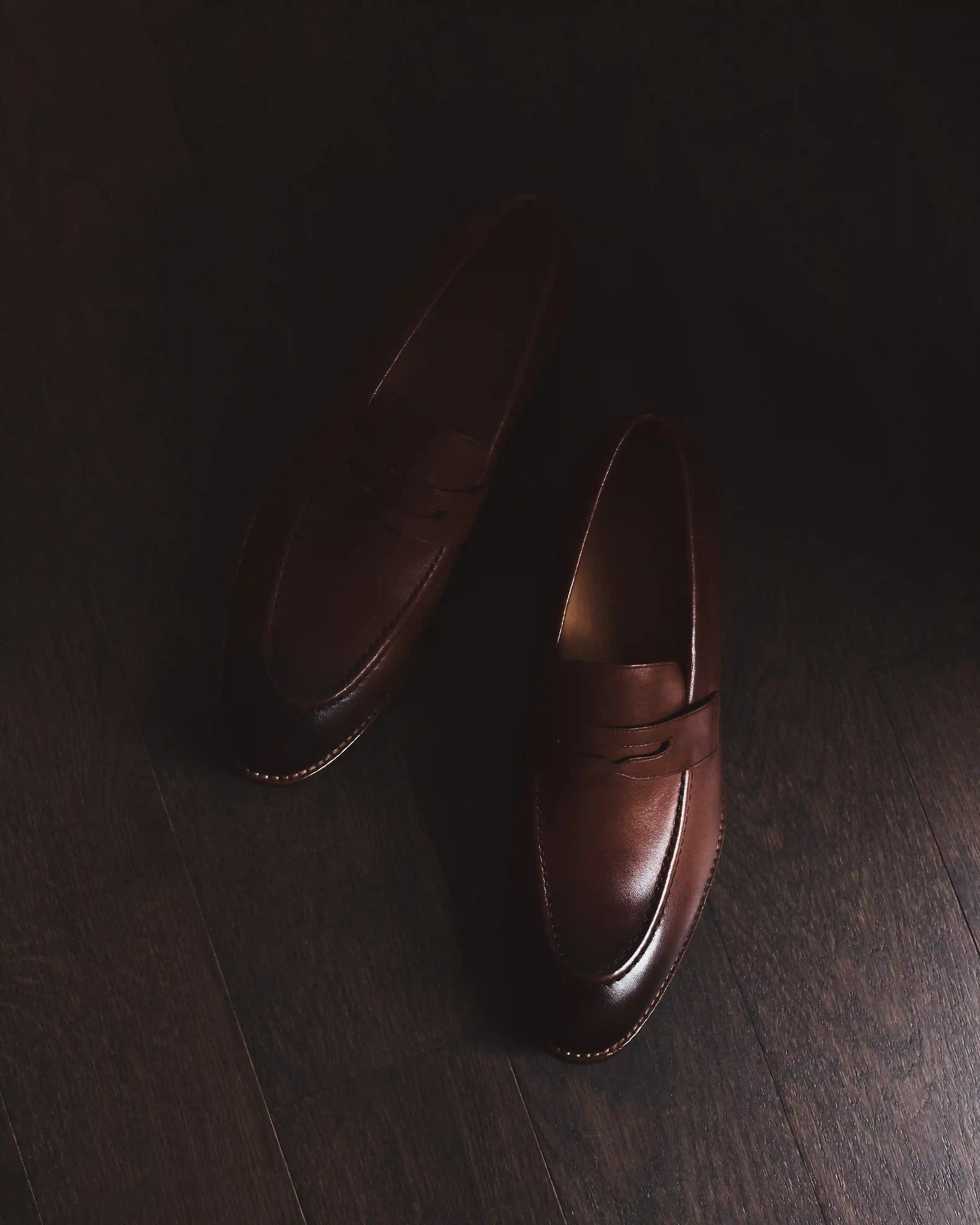 Calfskin Leather Penny Loafer