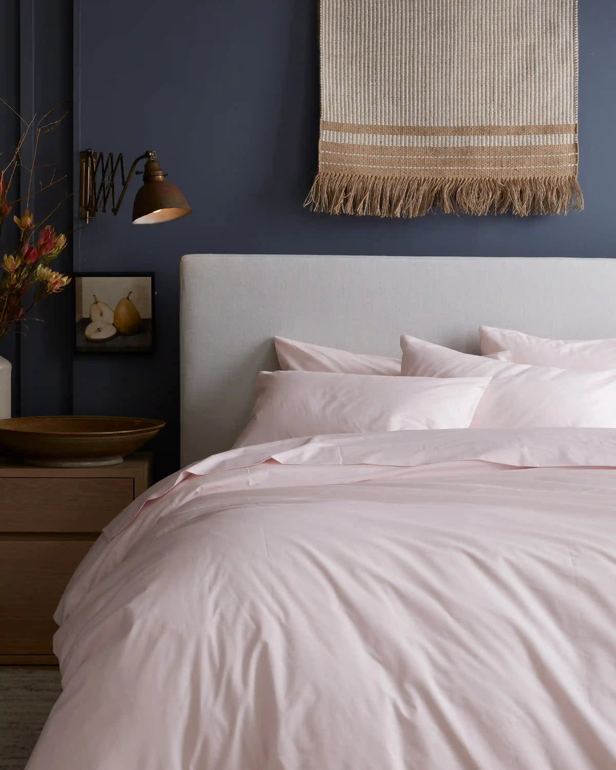 Organic Crisp Percale Duvet Cover Set