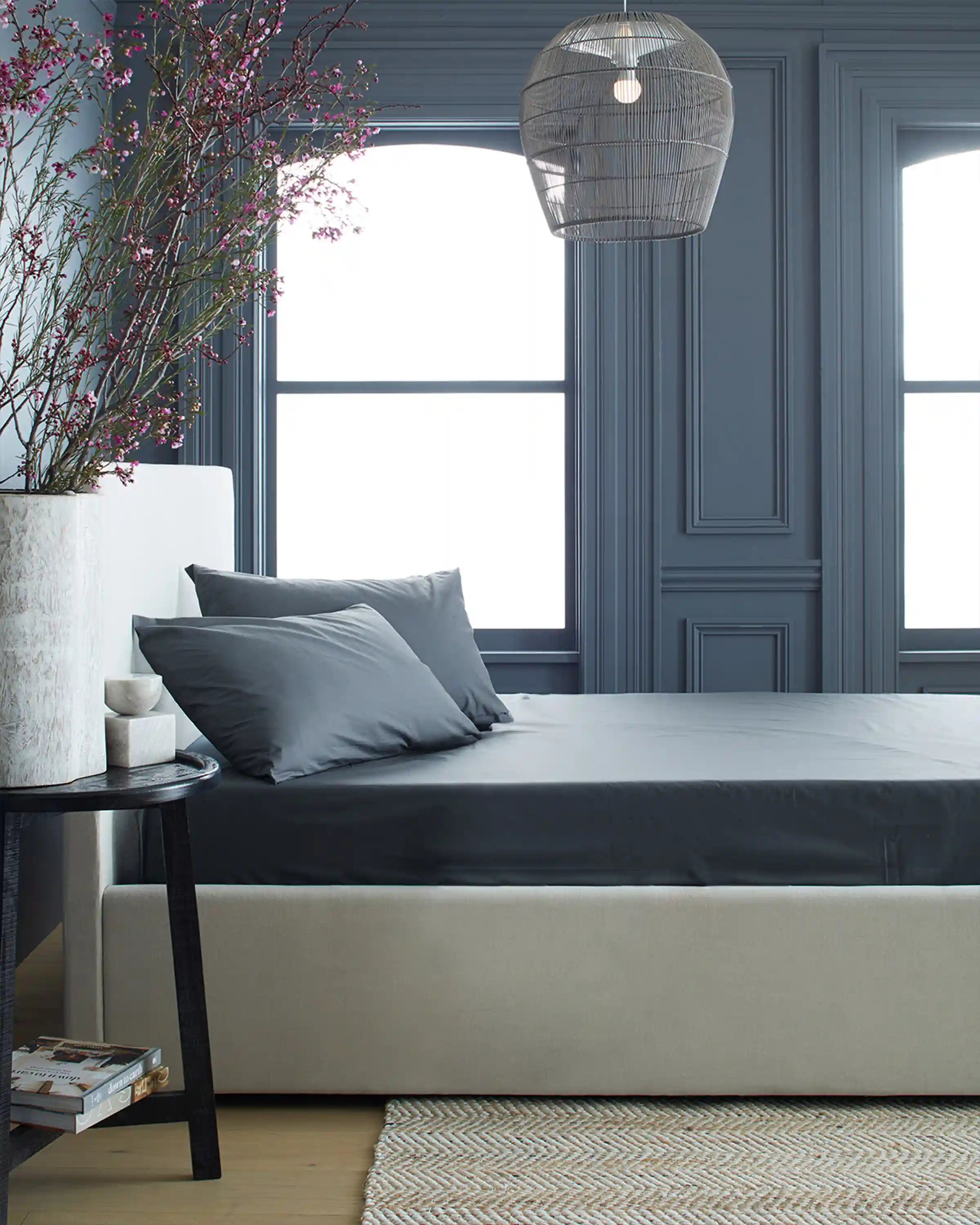 Organic Crisp Percale Fitted Sheet Set