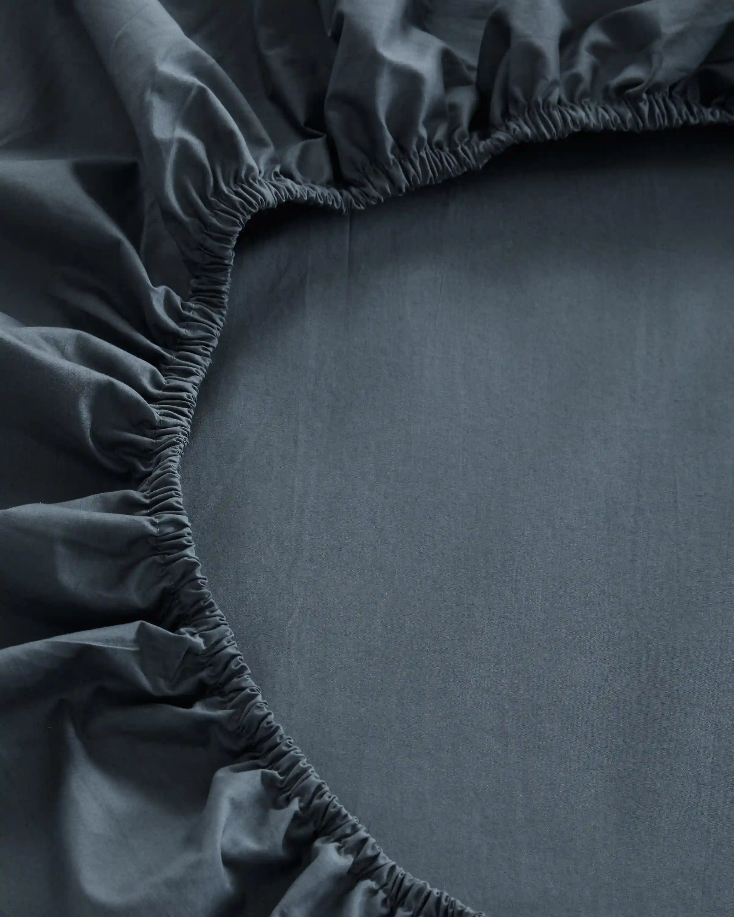 Organic Crisp Percale Fitted Sheet Set