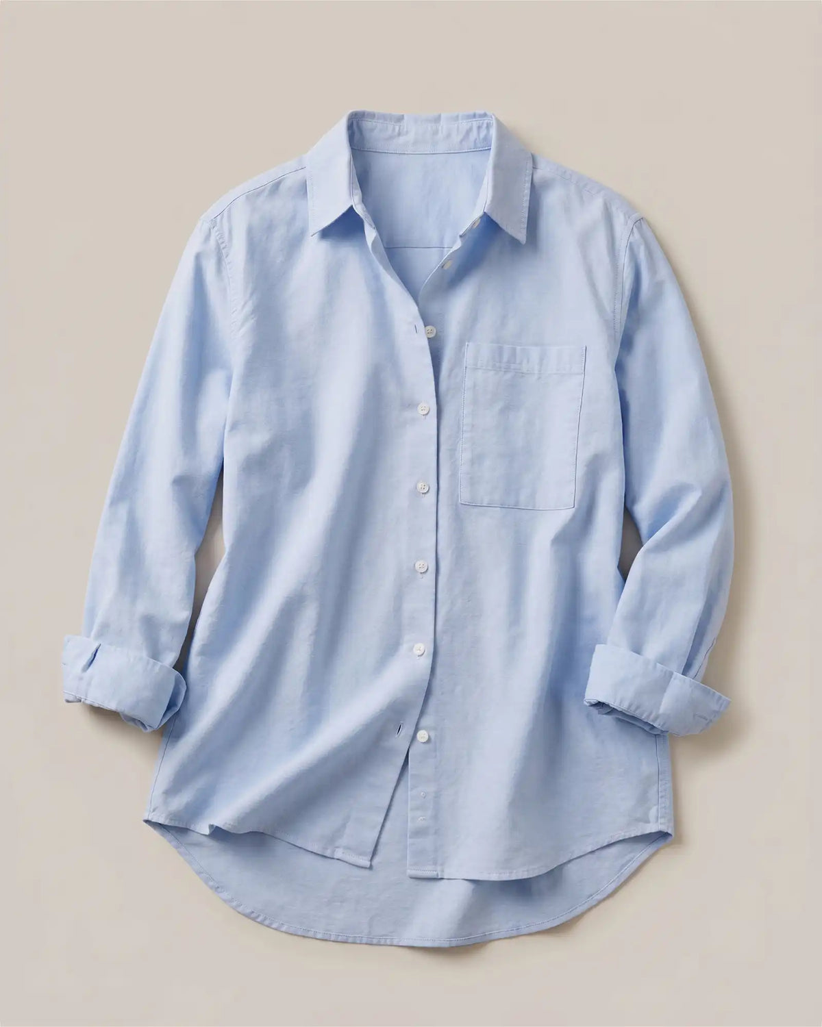 Organic Cotton Relaxed Oxford Shirt