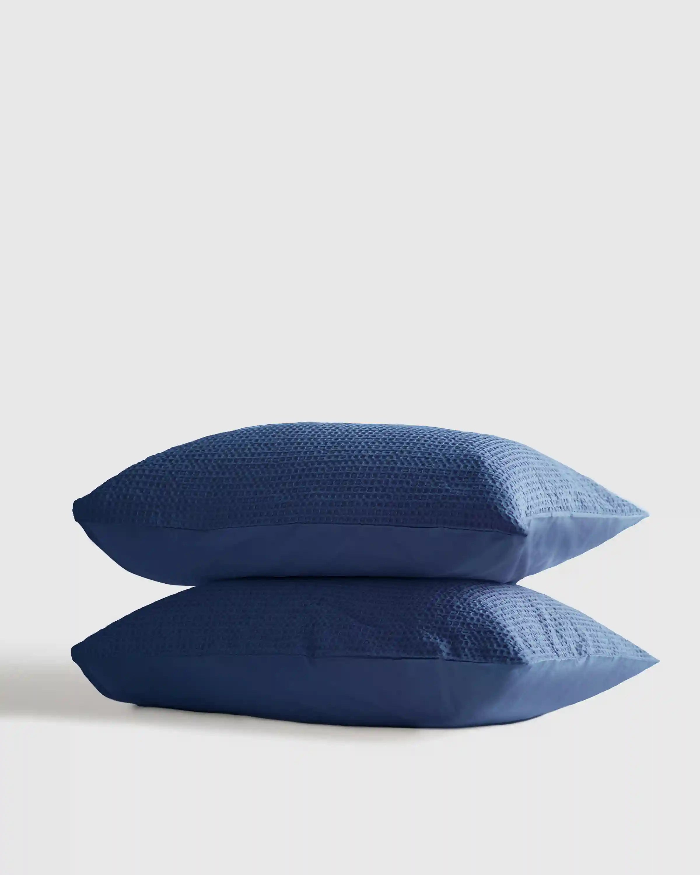 Organic Luxe Honeycomb Sham Set