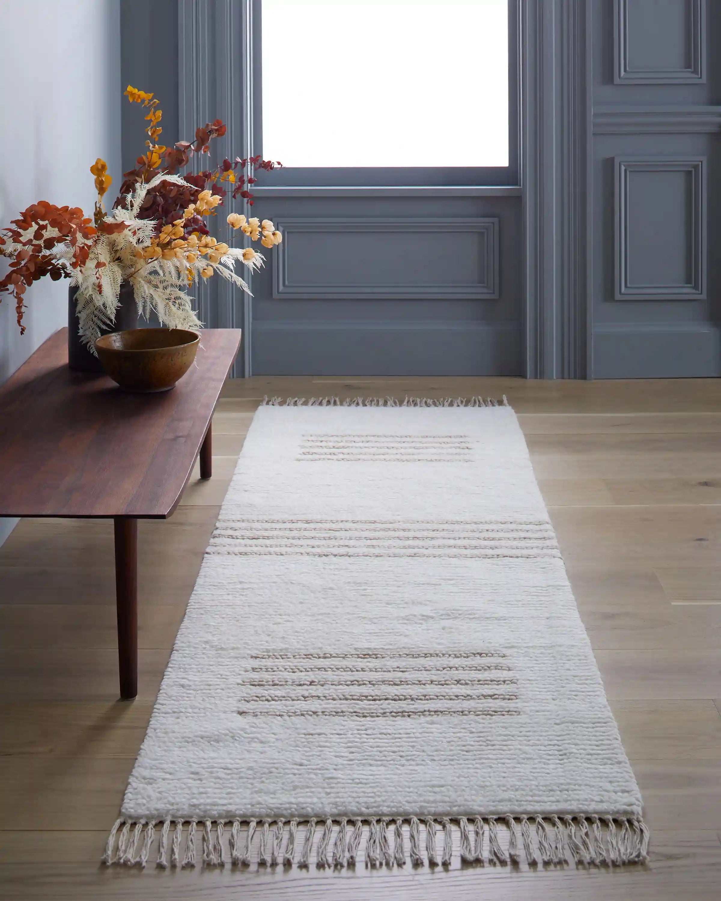 Otto Hand-Knotted Cotton Wool Rug