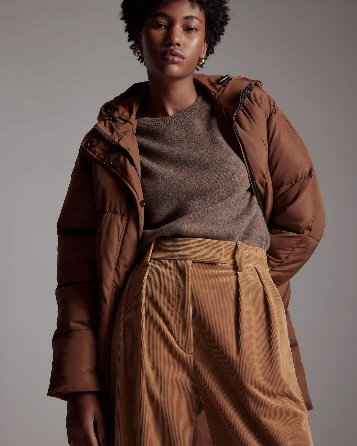 Featherless Long Puffer Parka