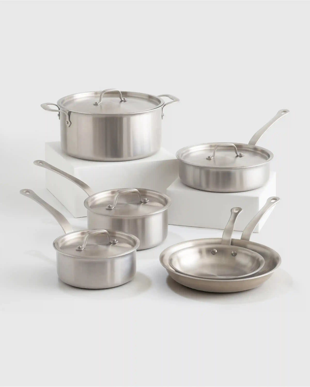 5-Ply Stainless Steel 10 Piece Cookware Set