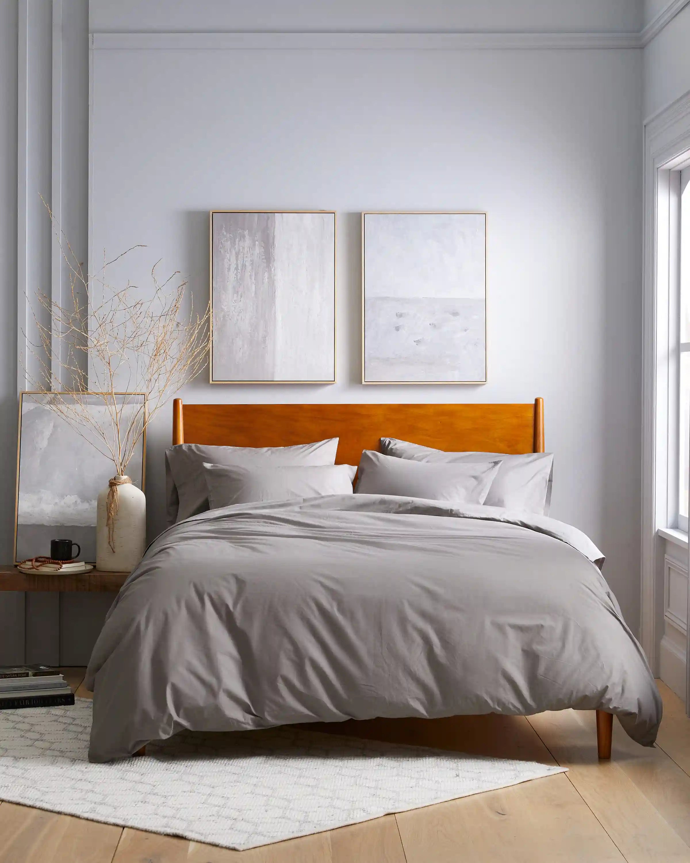 Organic Crisp Percale Pillowcase Set
