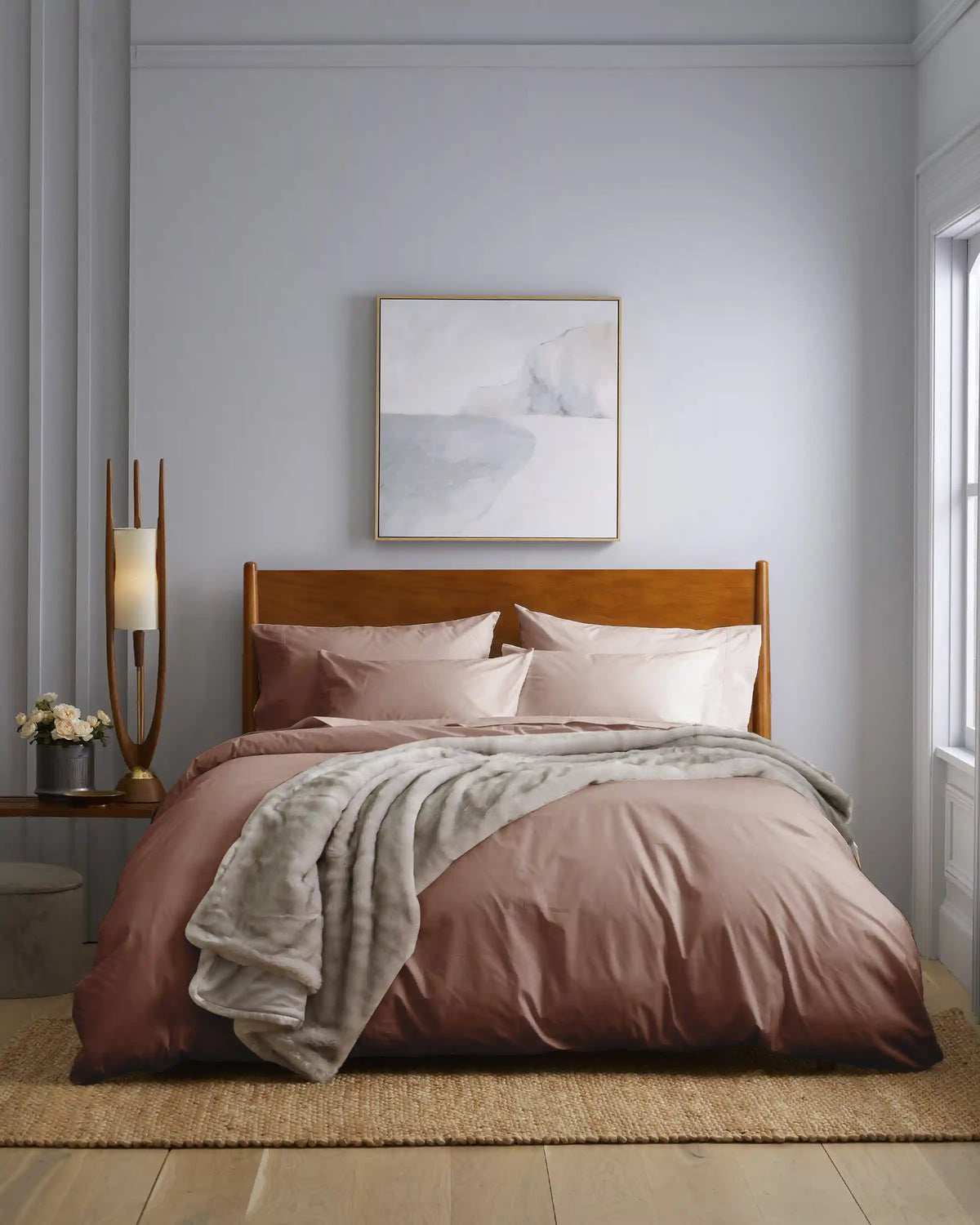 Organic Crisp Percale Sham Set