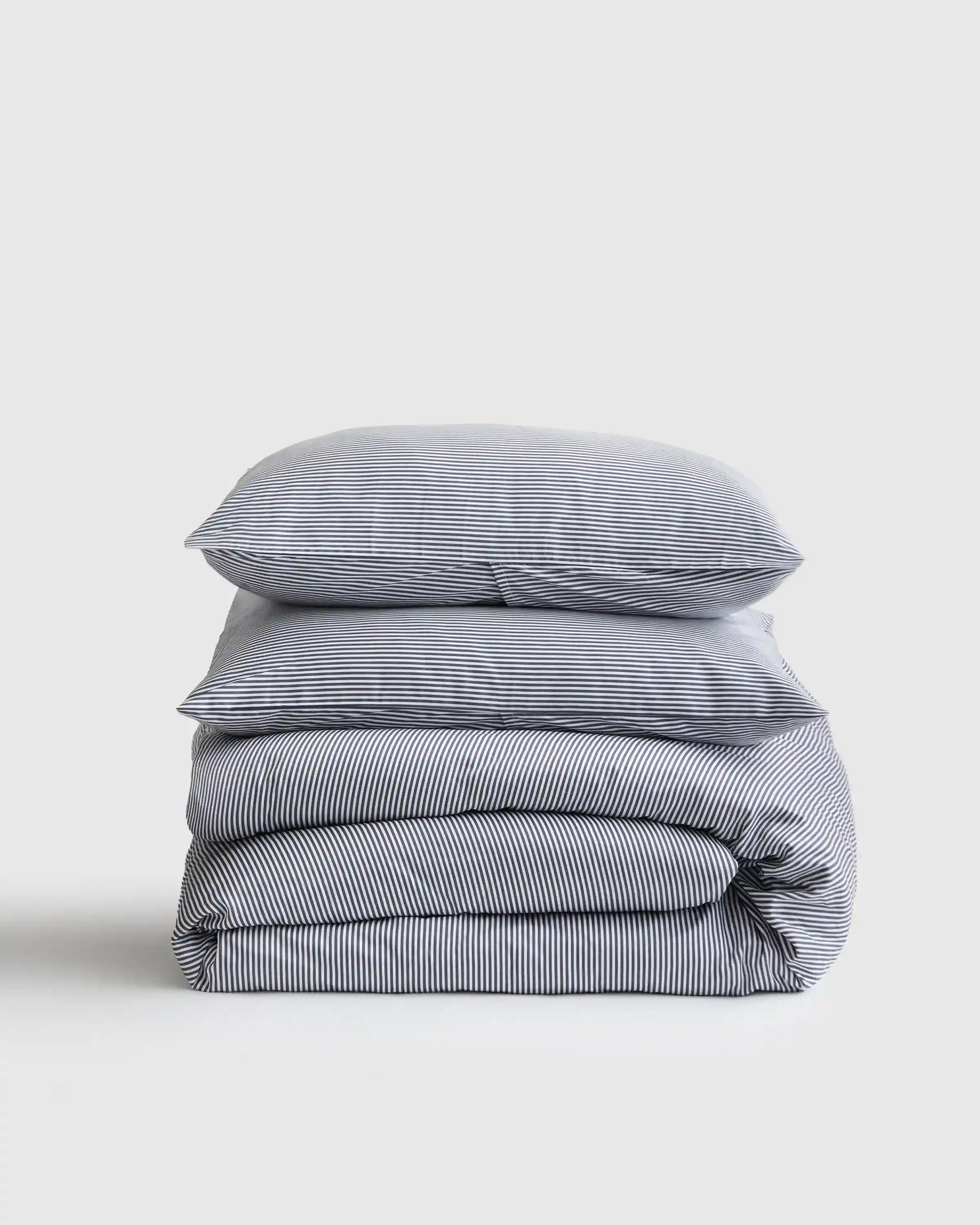 Organic Crisp Percale Duvet Cover Set