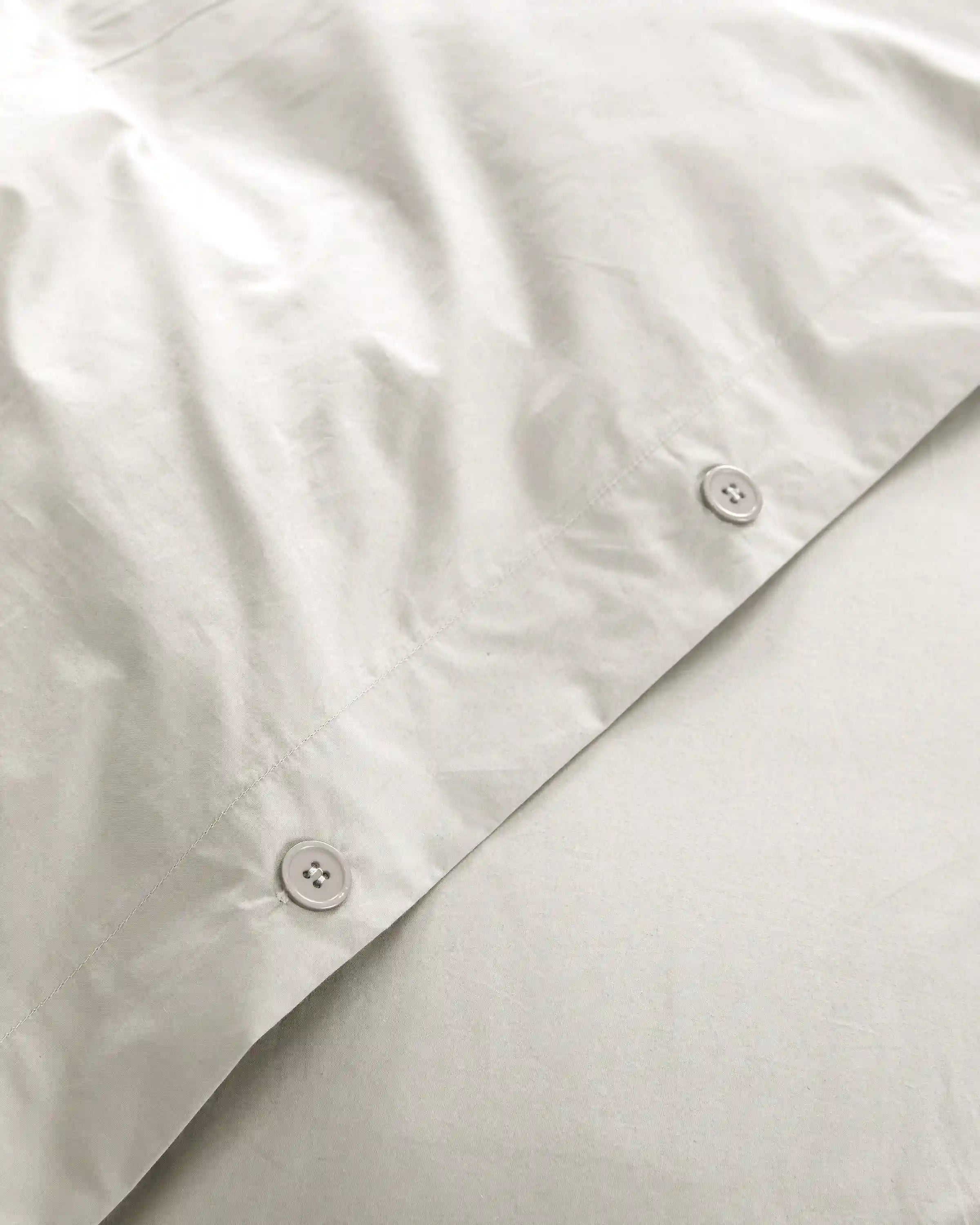 Organic Crisp Percale Duvet Cover Set