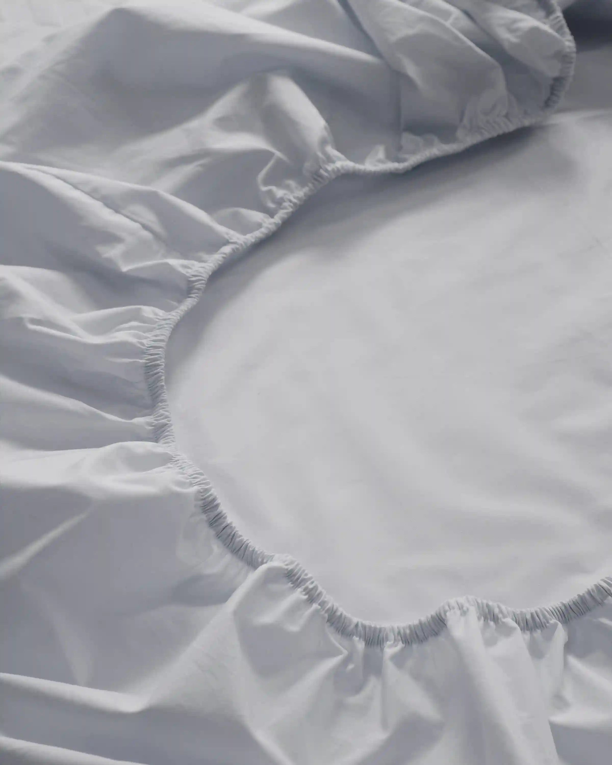Organic Crisp Percale Fitted Sheet Set