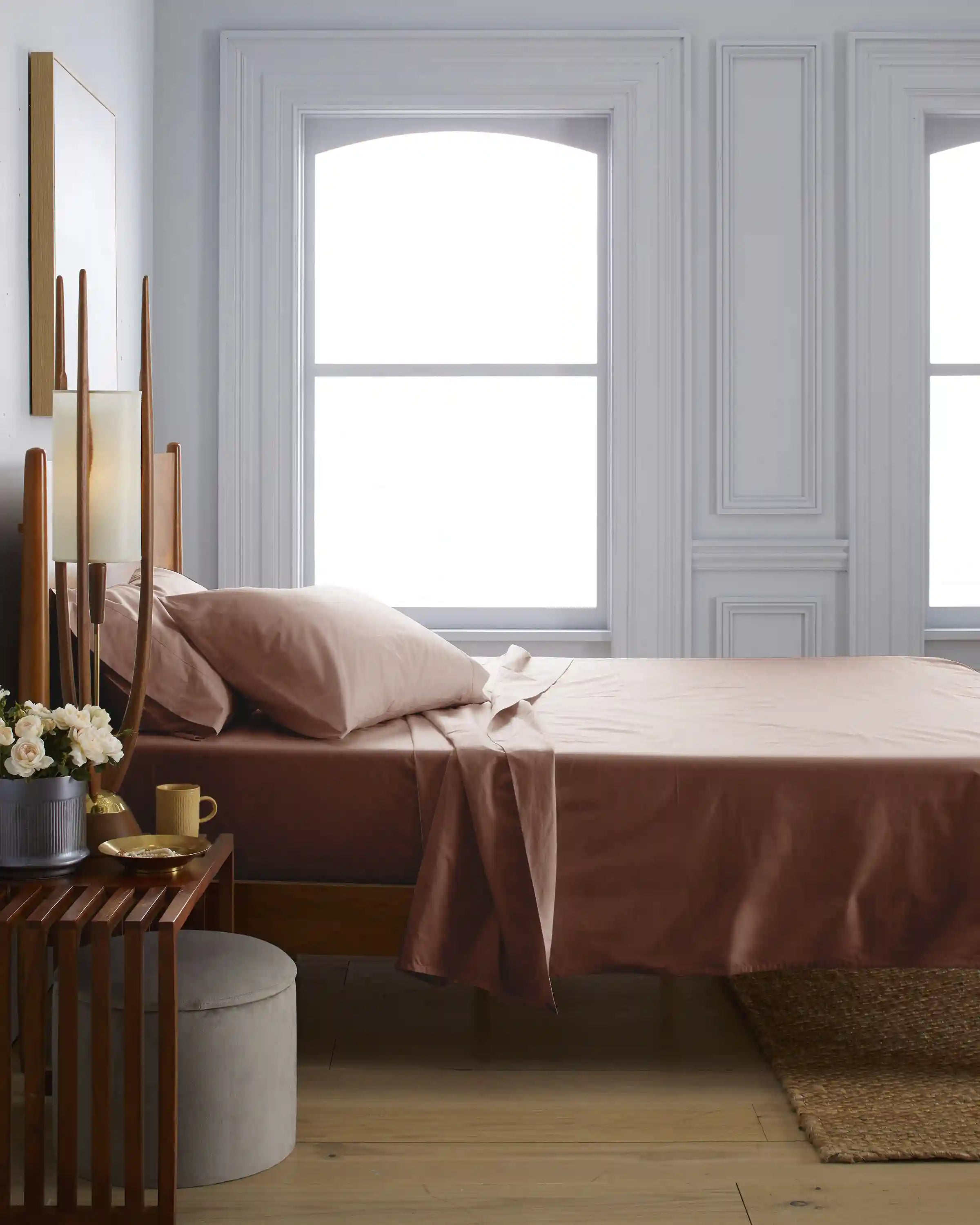 Organic Crisp Percale Sheet Set