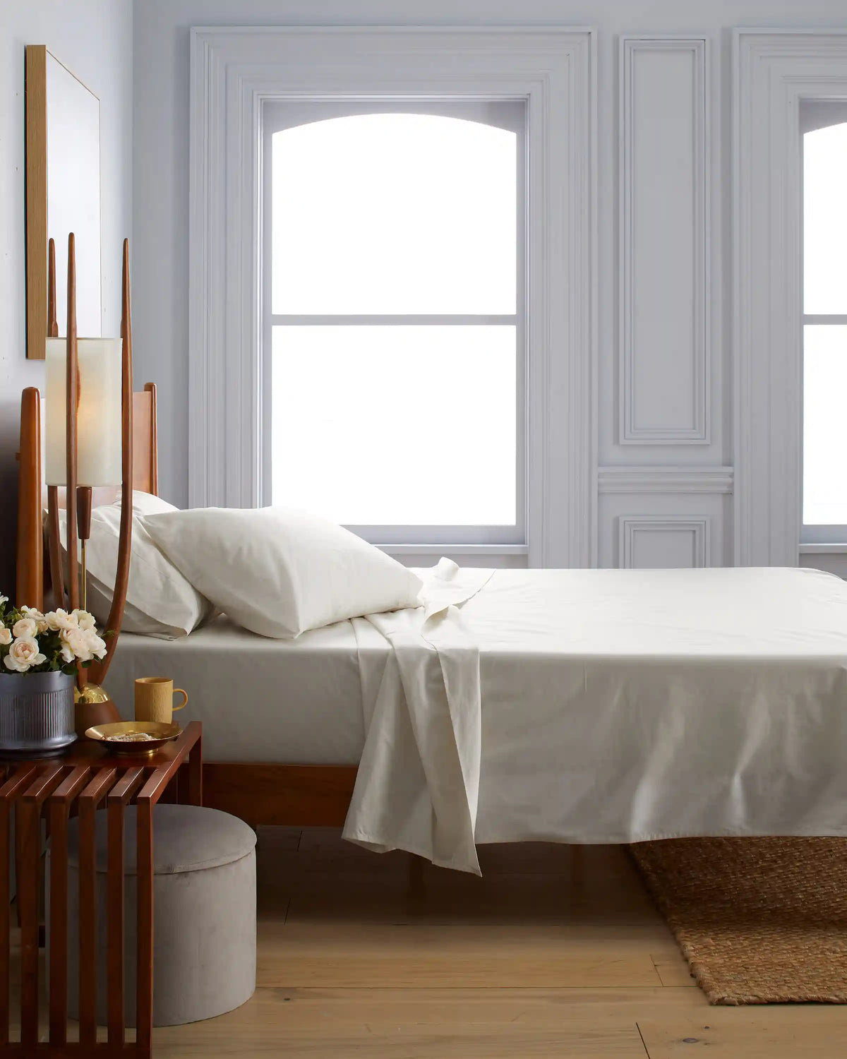Organic Crisp Percale Pillowcase Set