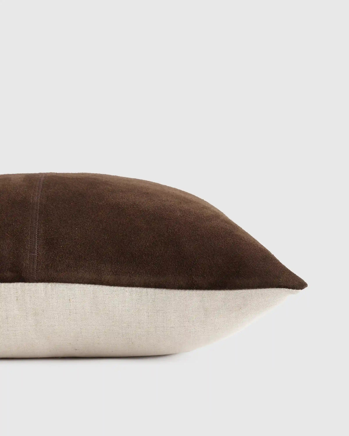 Pieced Suede Pillow Cover (Set of 2)
