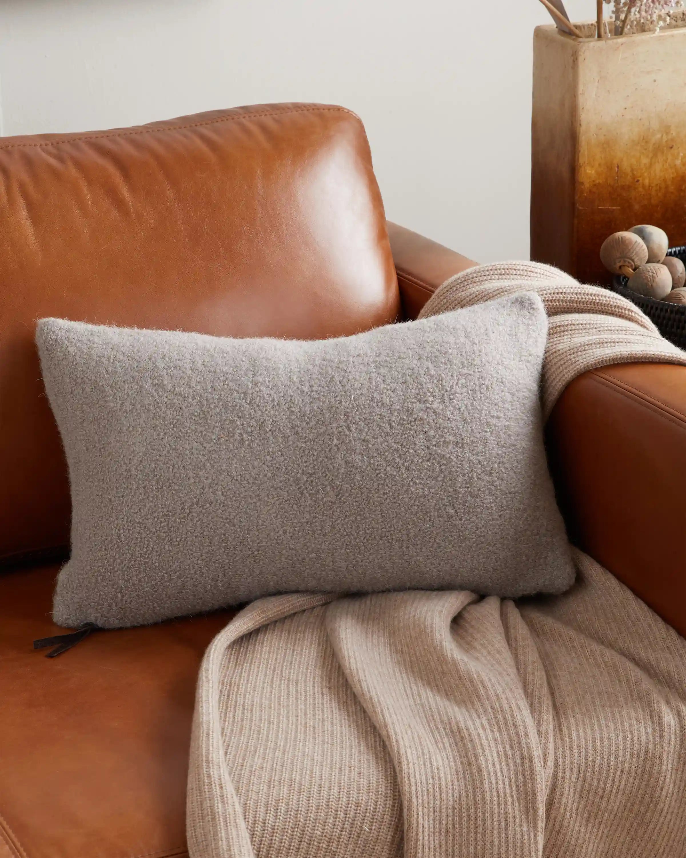 Alpaca Boucle Pillow Cover