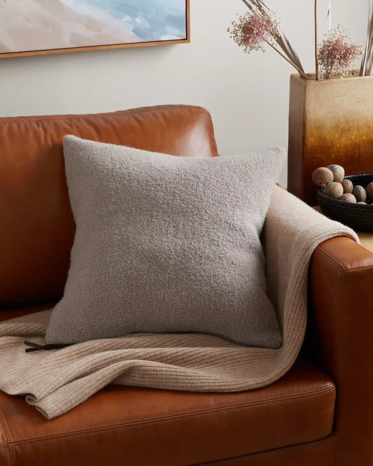 Alpaca Boucle Pillow Cover