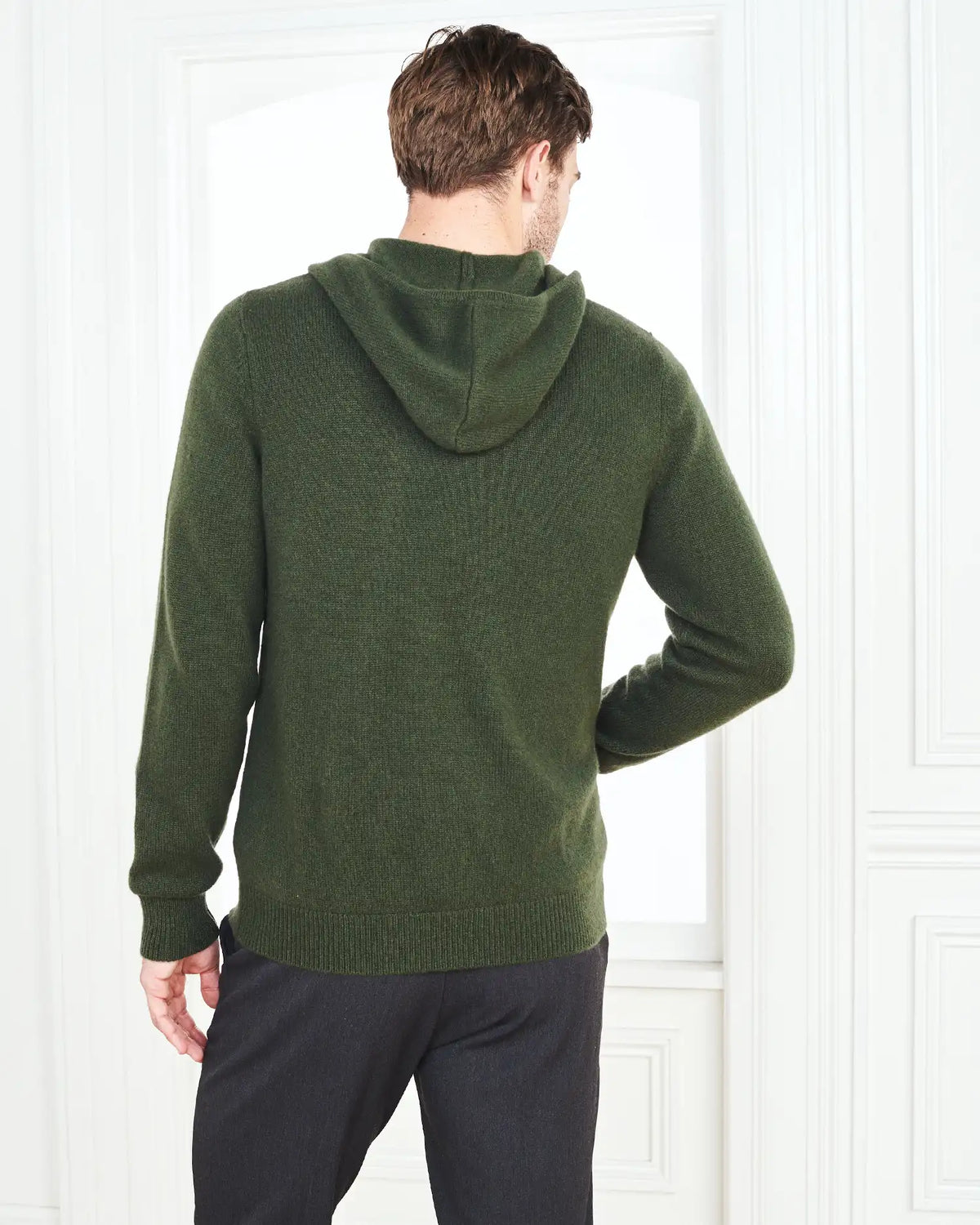 Mongolian Cashmere Full-Zip Hoodie
