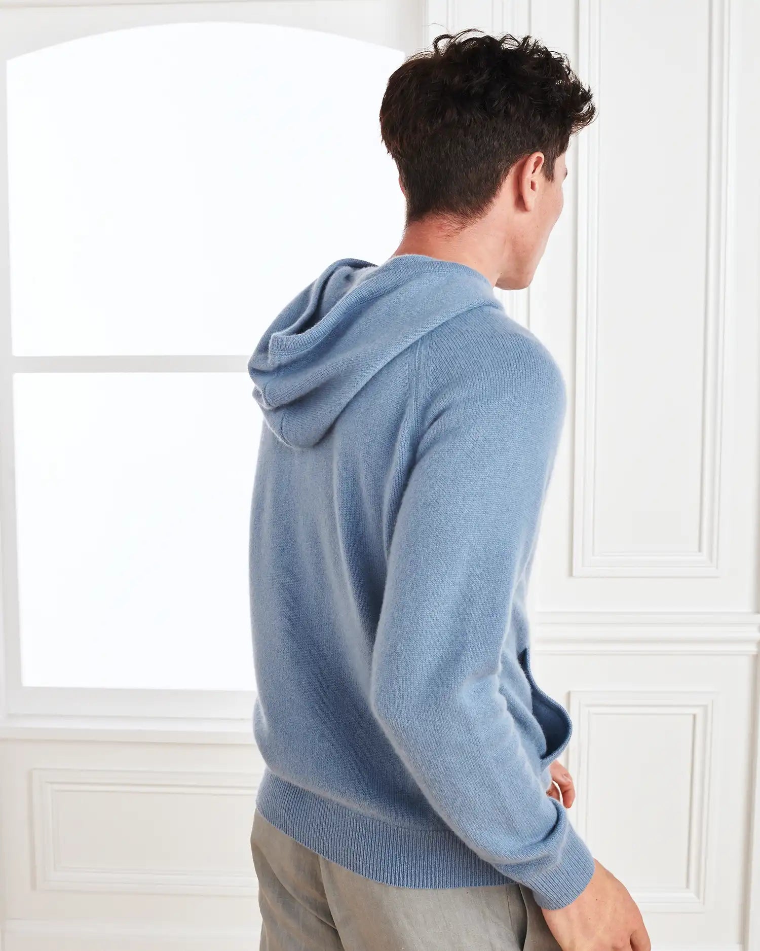 Mongolian Cashmere Pullover Hoodie