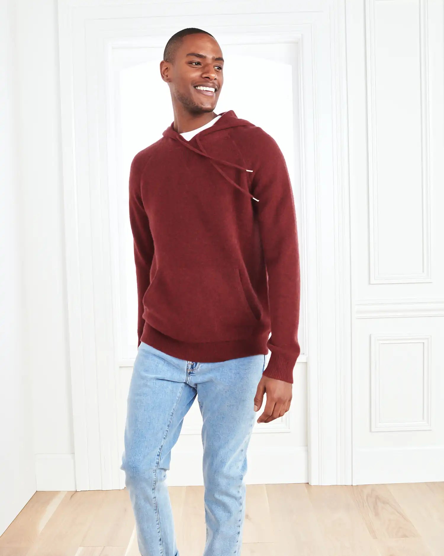 Mongolian Cashmere Pullover Hoodie
