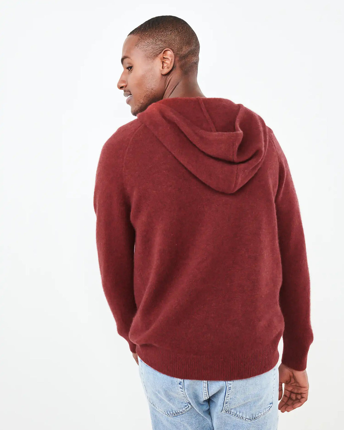 Mongolian Cashmere Pullover Hoodie