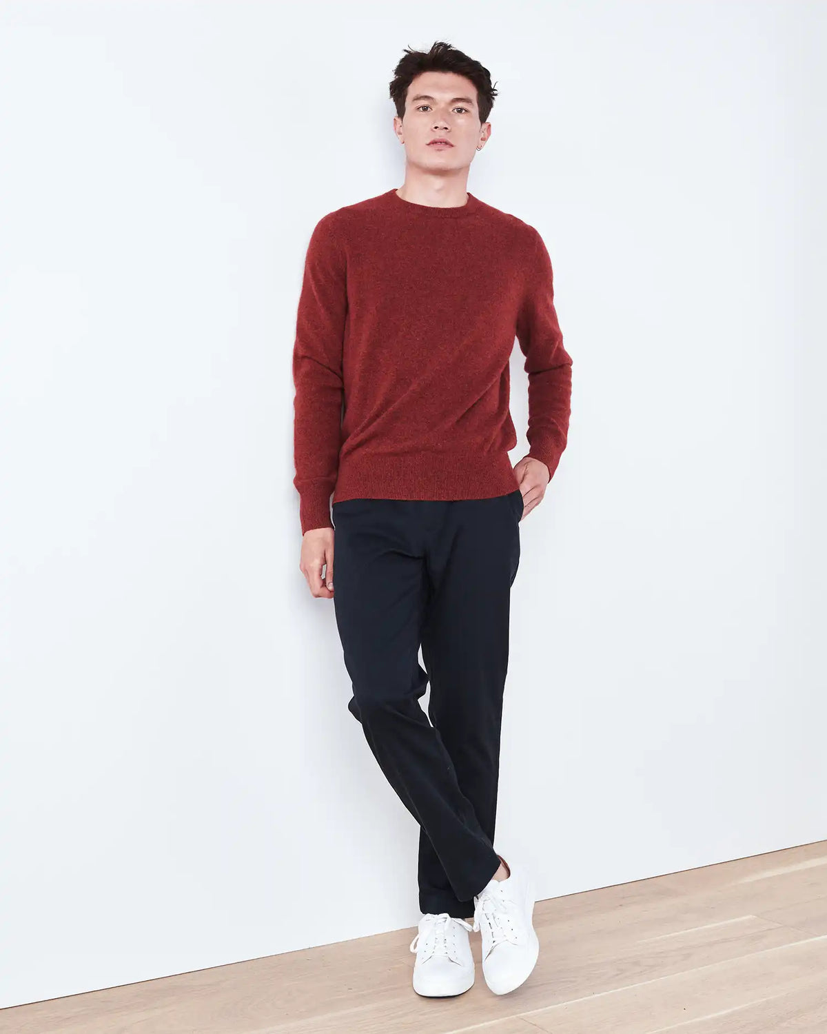 Mongolian Cashmere Crewneck Sweater