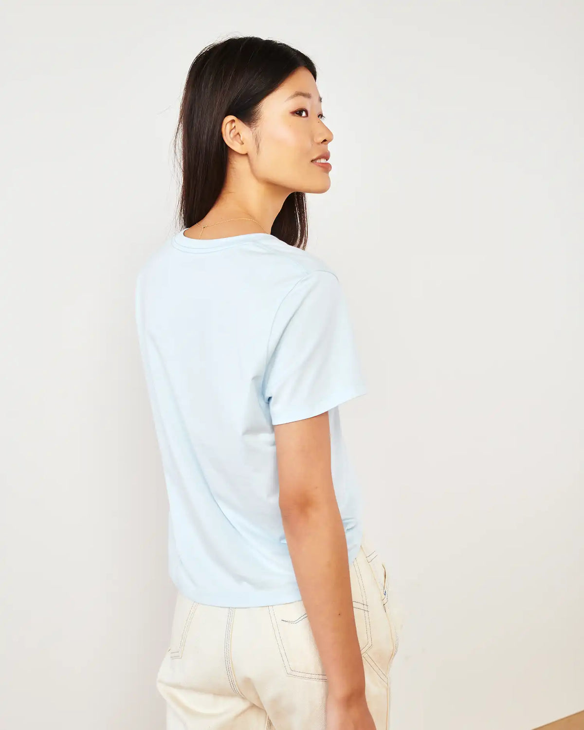 100% Organic Cotton Boxy V-Neck Tee (3-Pack)