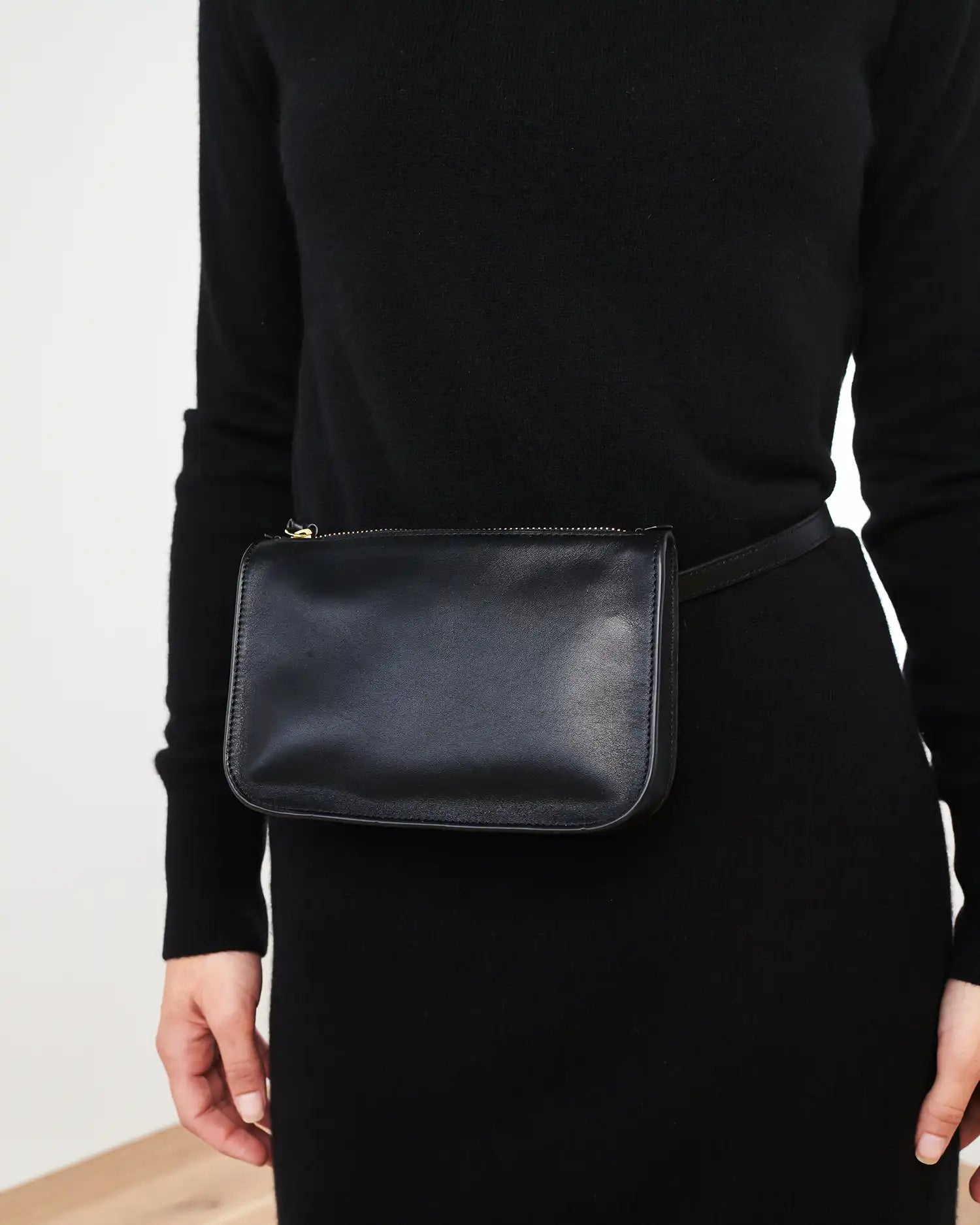 100% Italian Nappa Leather Belt Bag