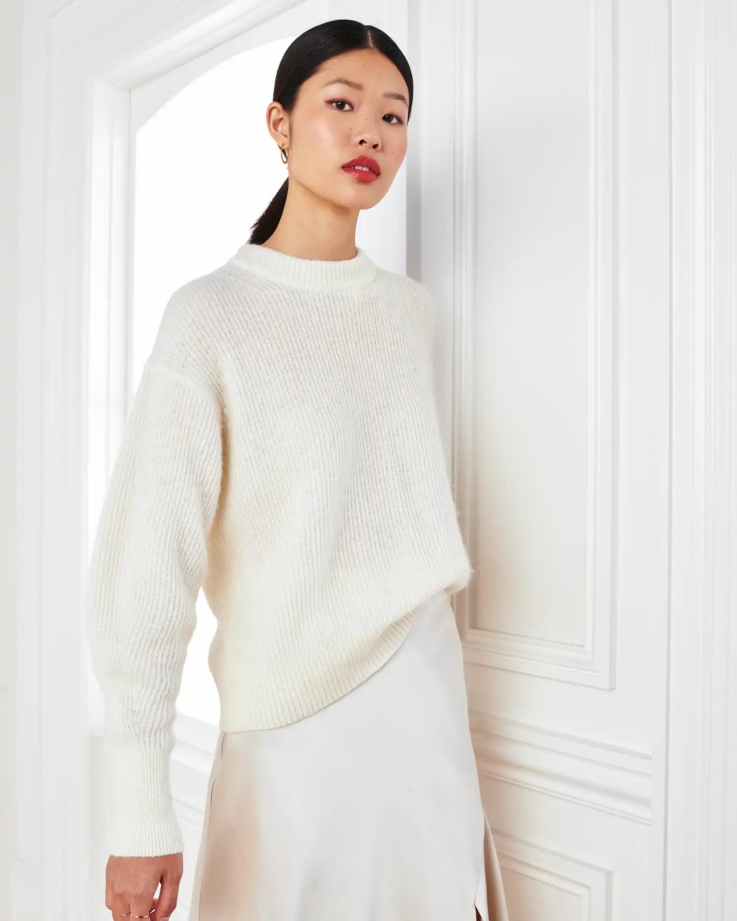 Baby Alpaca-Wool Crew