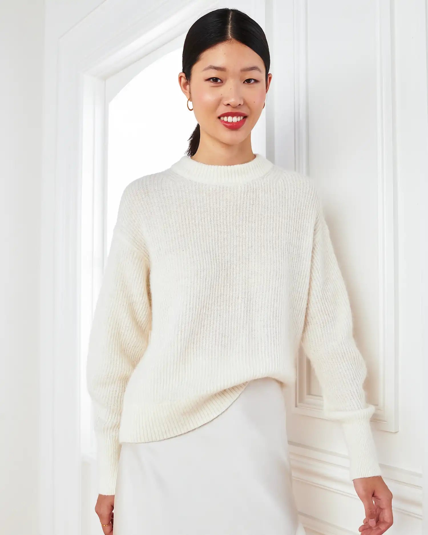 Baby Alpaca-Wool Crew