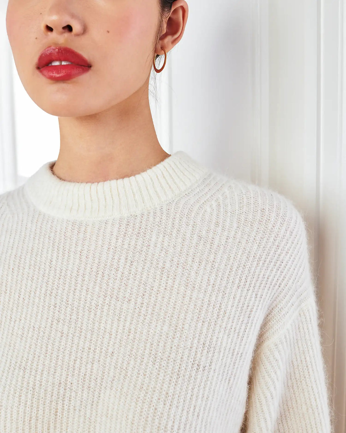 Baby Alpaca-Wool Crew