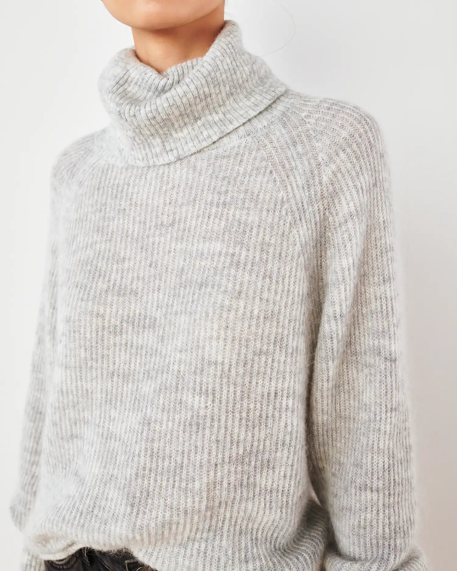 Baby Alpaca-Wool Turtleneck